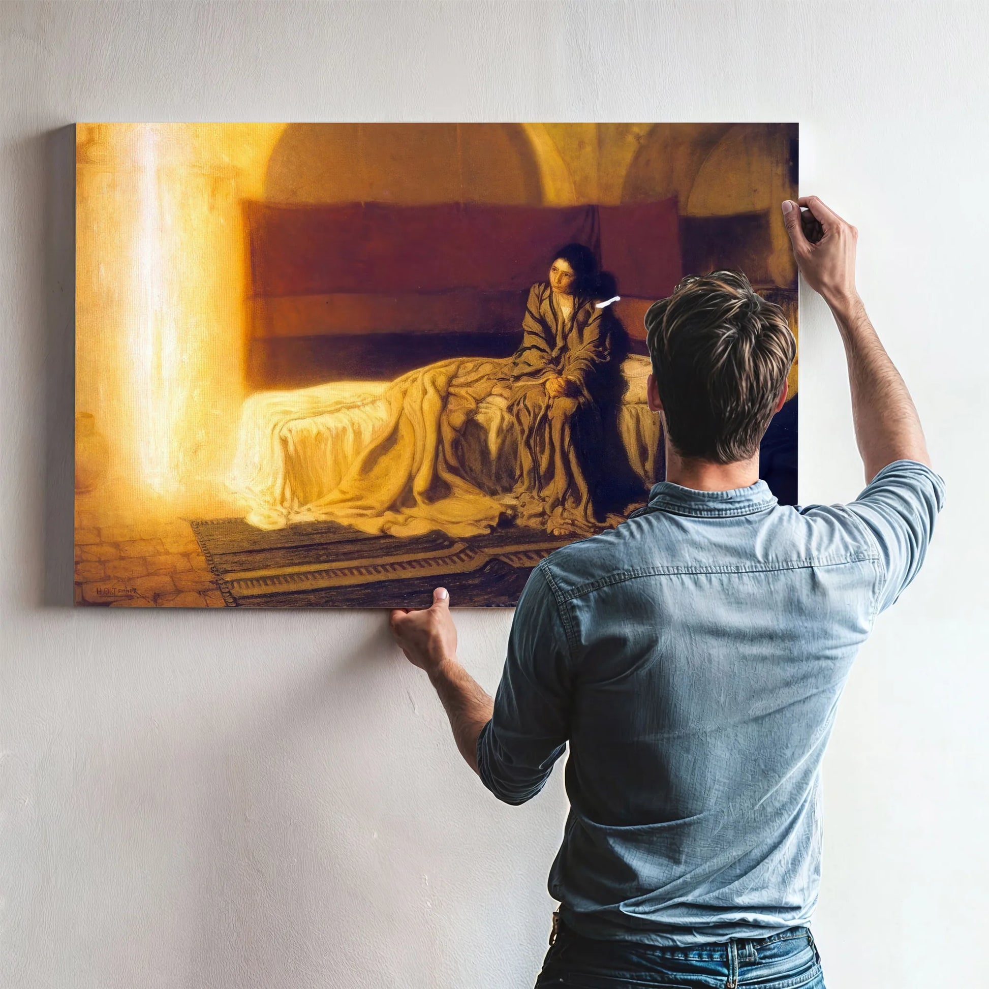 The Annunciation By Henry Ossawa Tanner Fine Art Print