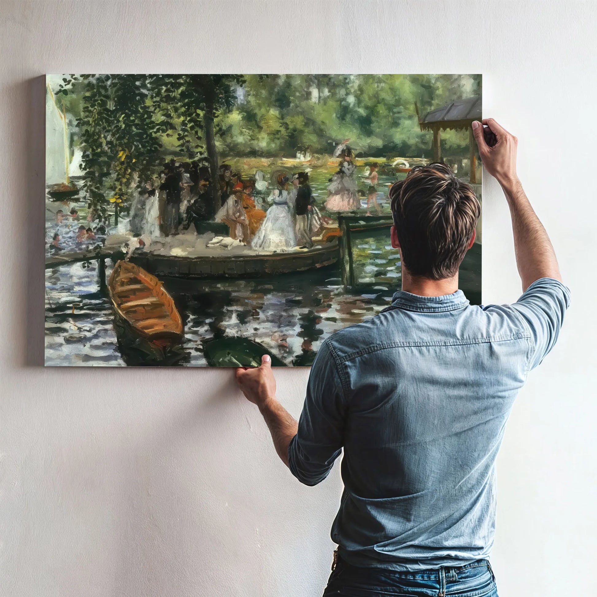 La Grenouillere 1869 By Claude Monet Fine Art Print