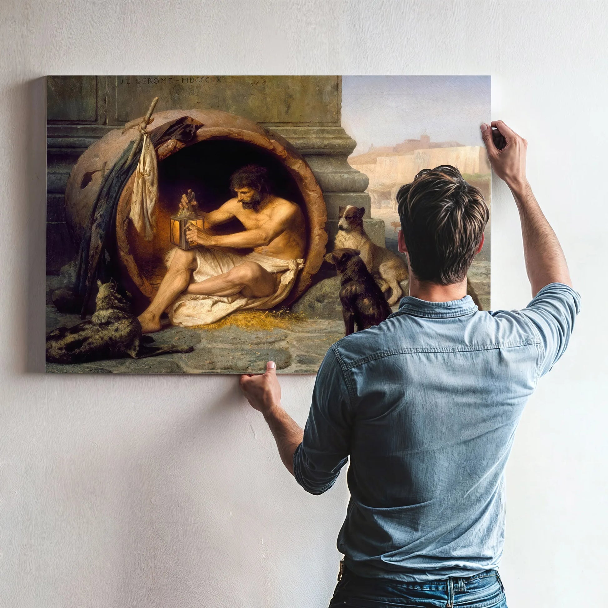 Diogenes By Jean Leon Gerome Fine Art Print