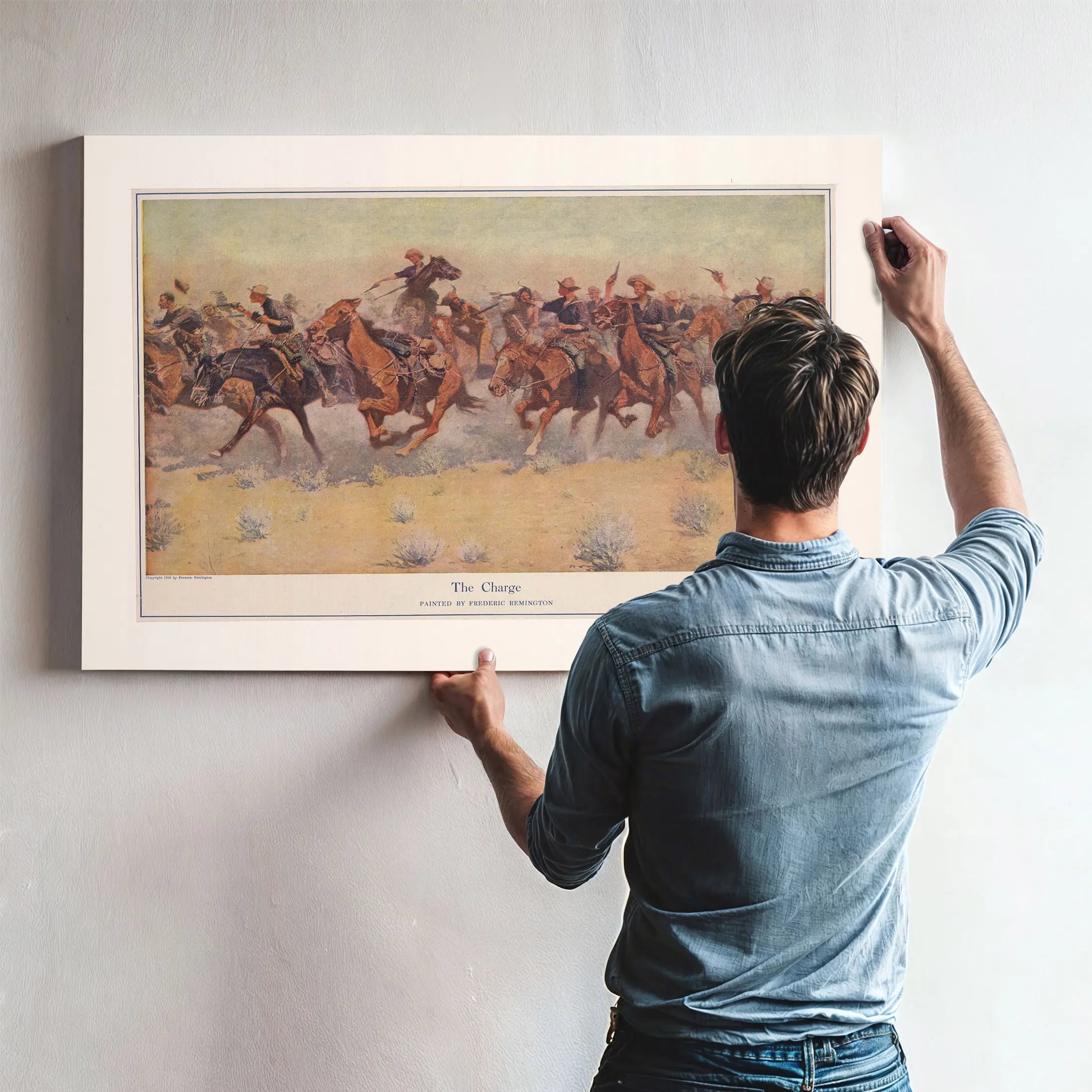 The Charge  by Frederic Remington