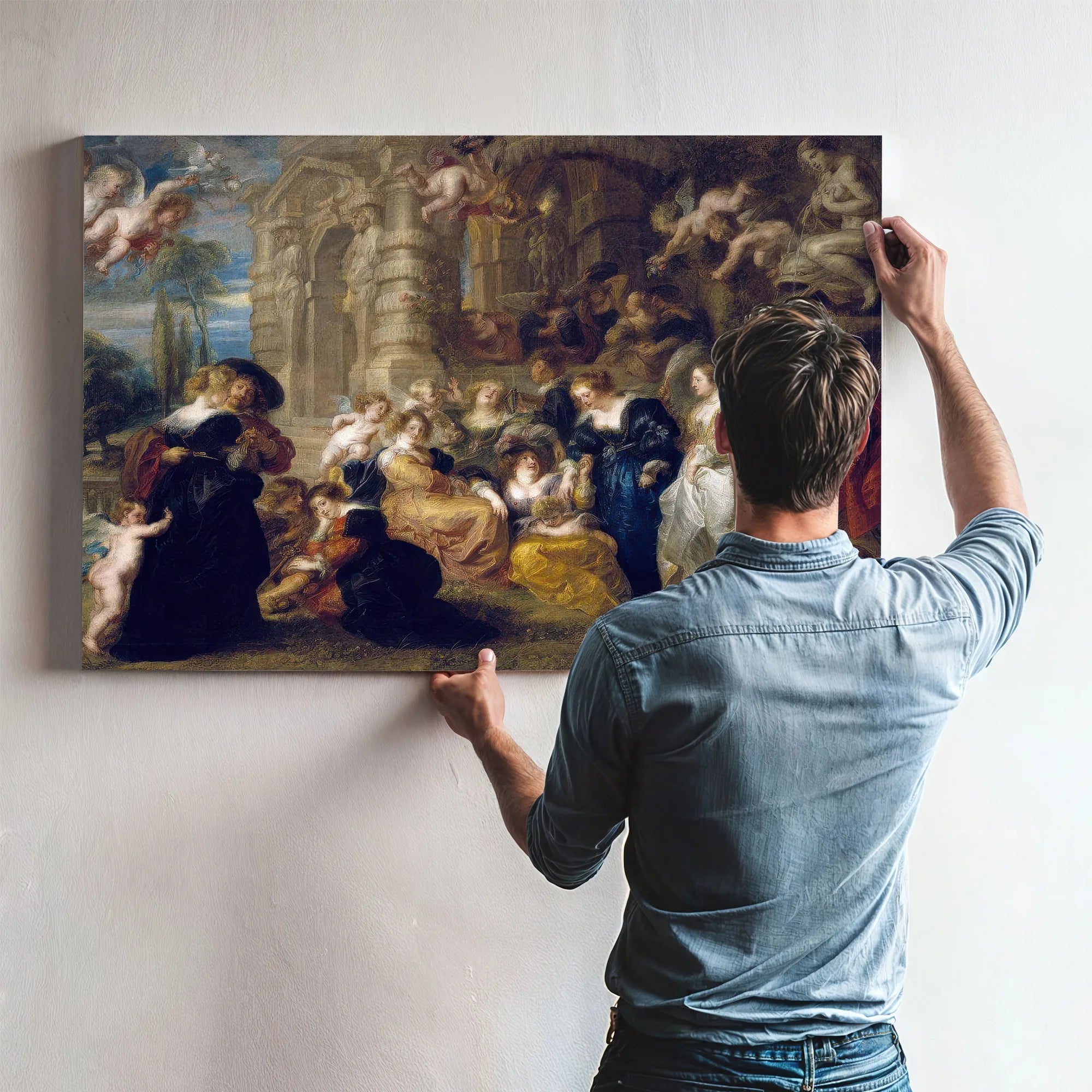 Peter Paul Rubens The Garden Of Love 1633 By Peter Paul Rubens Fine Art Print