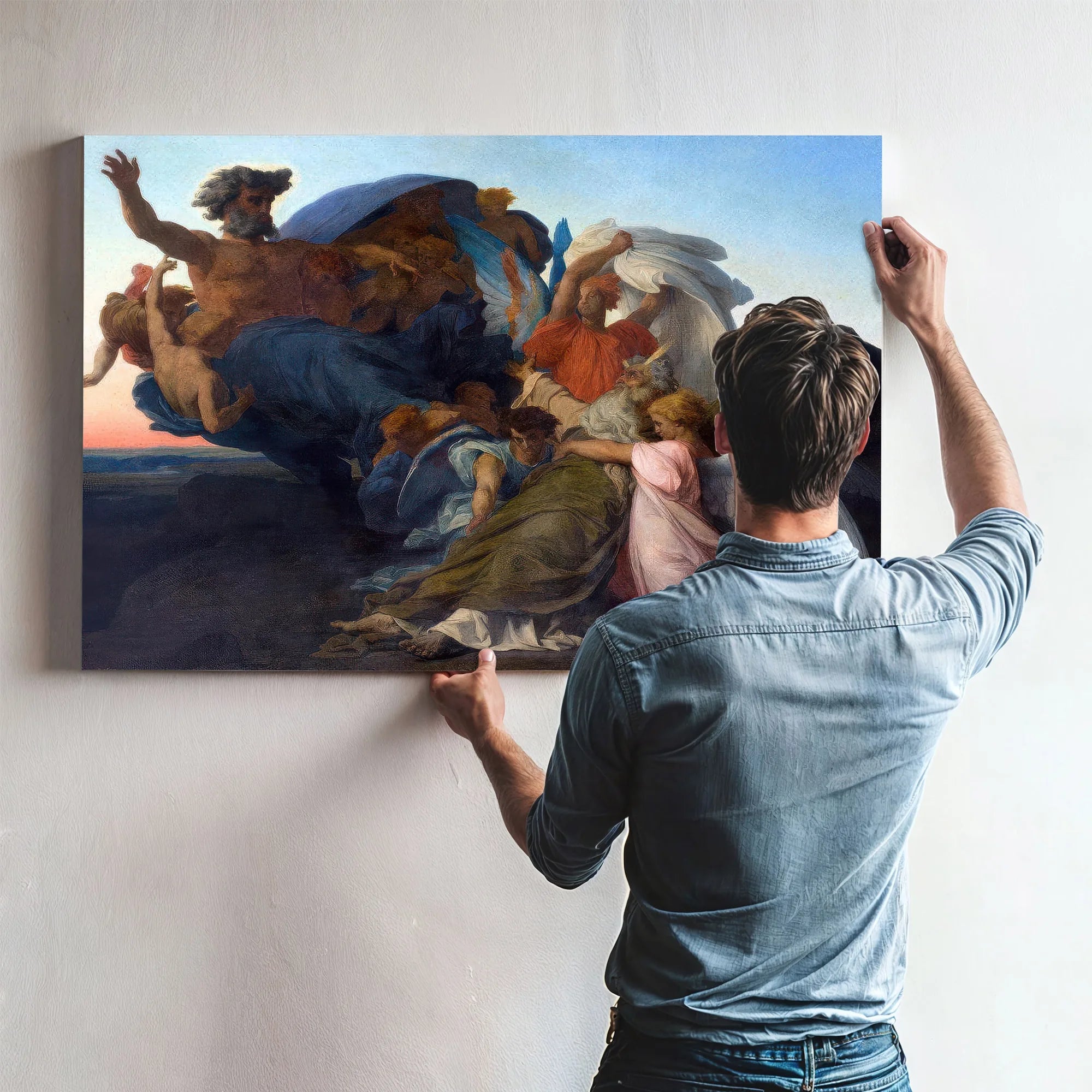 Death Of Moses 1850 Neoclassicism 140X204Cm Musee Fabre By Alexandre Cabanel Fine Art Print