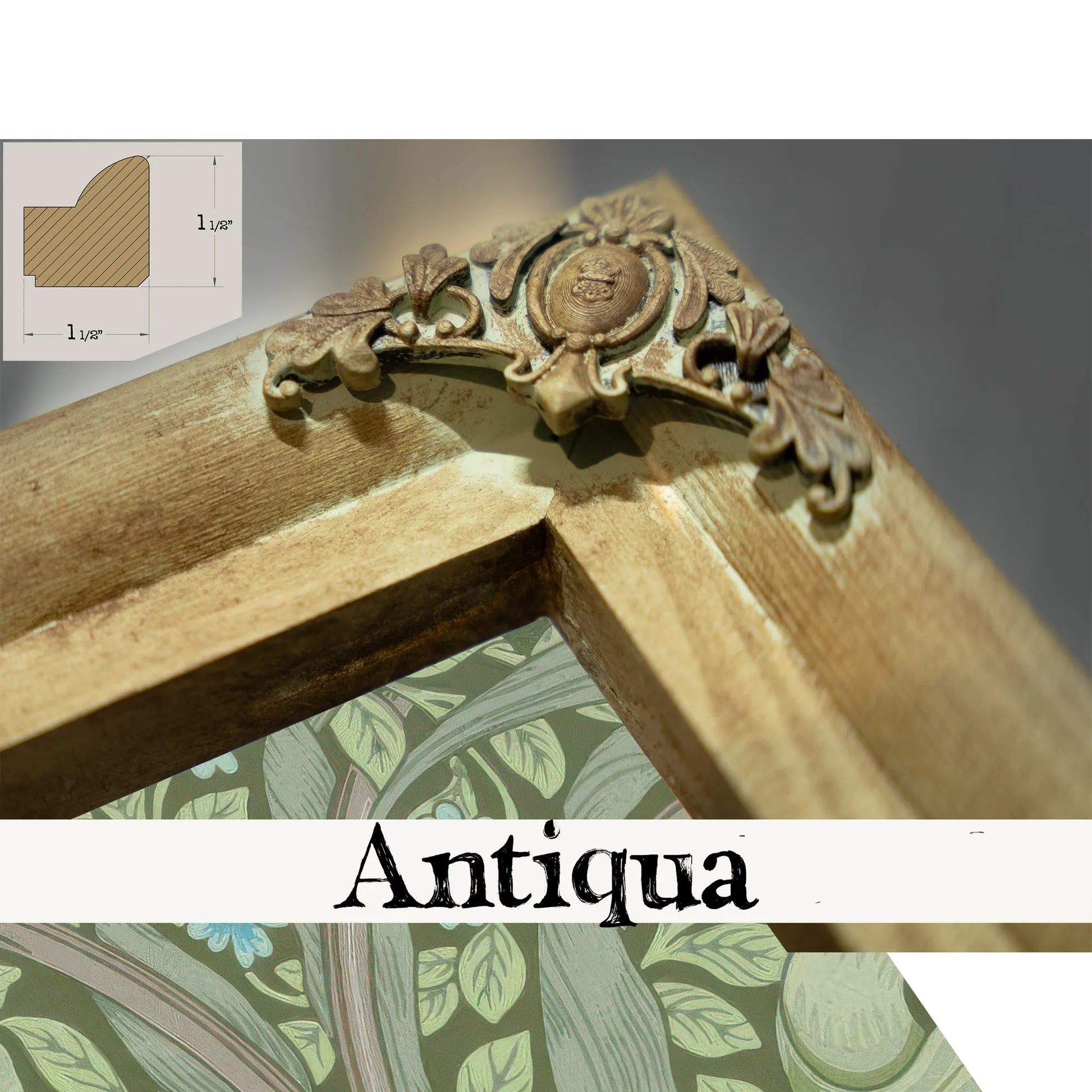Wallpaper Sample With Forget Me Nots By William Morris Fine Art Print