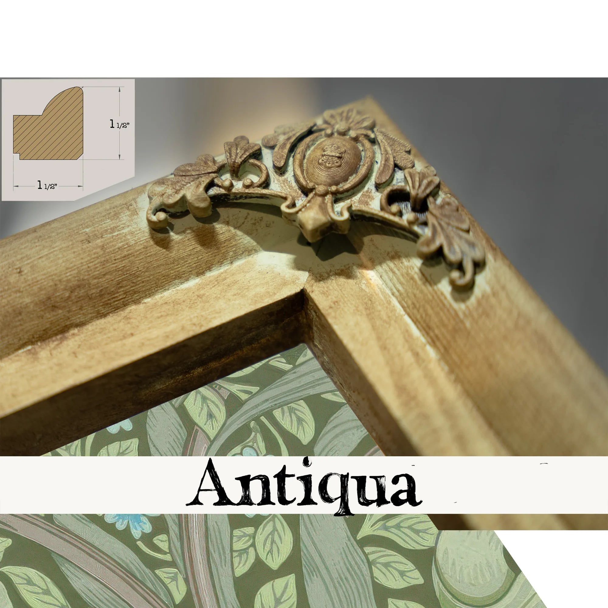 Wallpaper Sample With Forget Me Nots By William Morris Fine Art Print