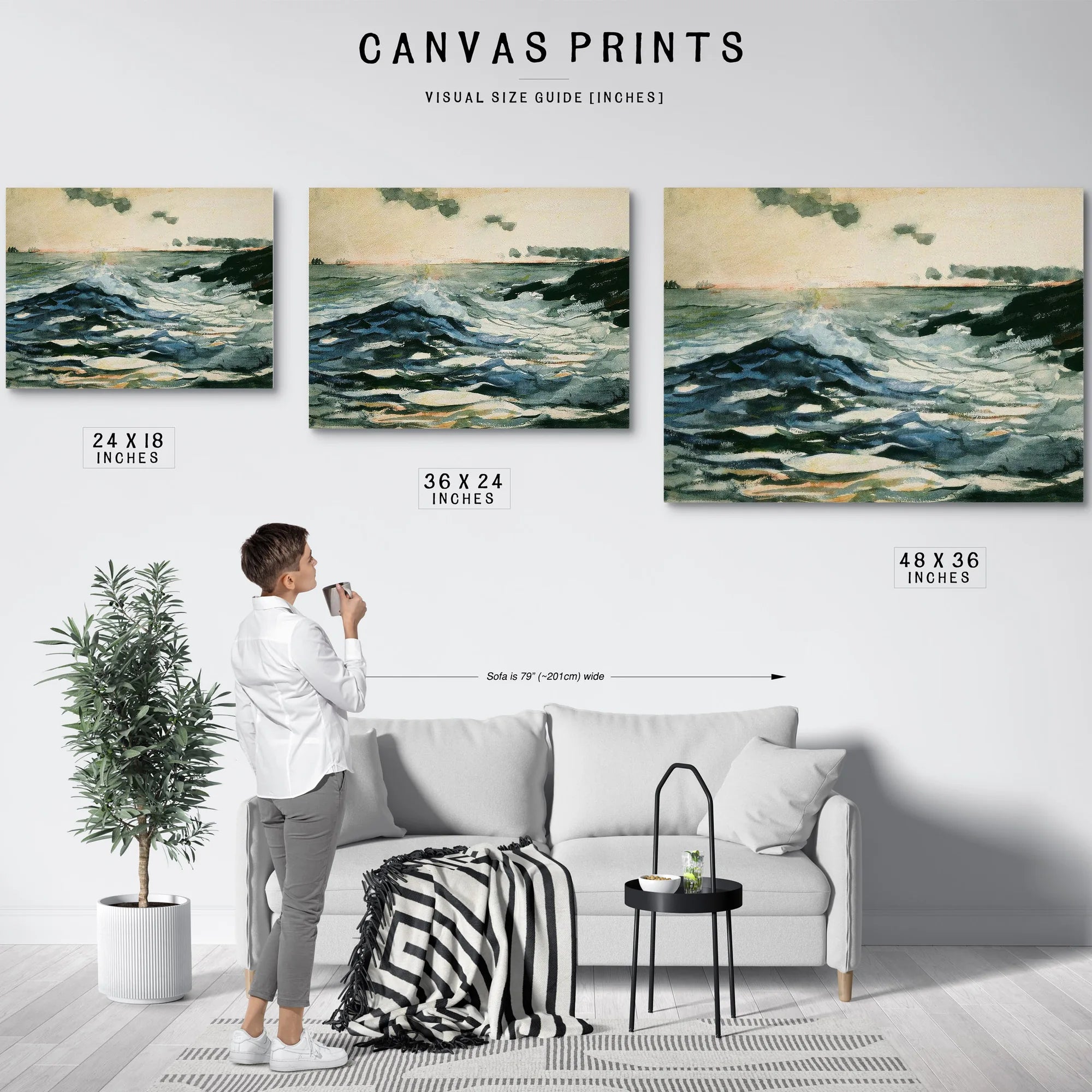 Sunset Prout's Neck By Winslow Homer Fine Art Print