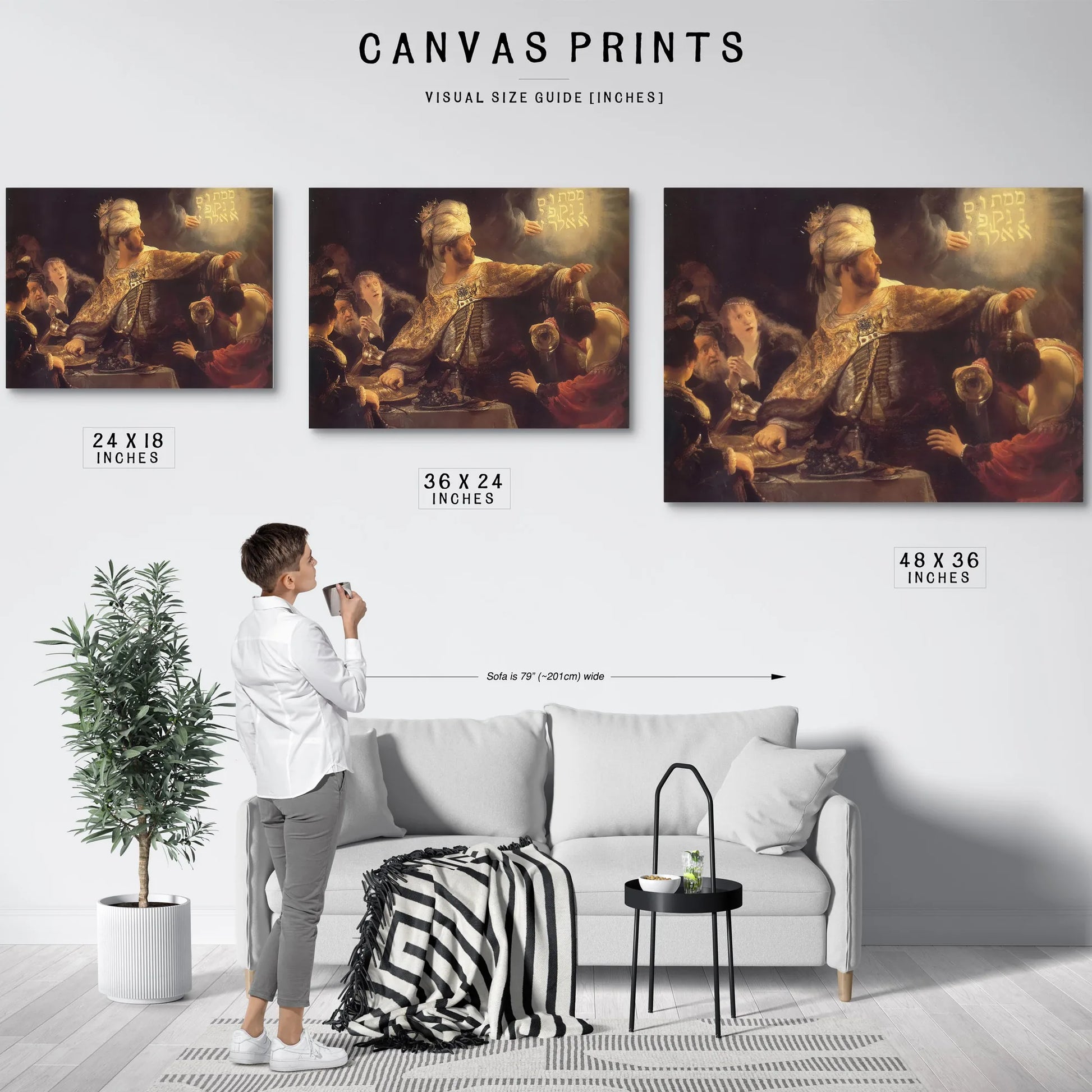 The Feast Of Belshazzar 1635 By Rembrandt Fine Art Print