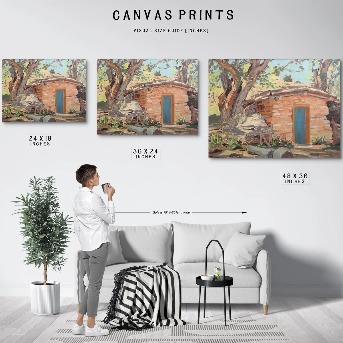 Maynard Dixon's Cool House By Conrad Buff Fine Art Print