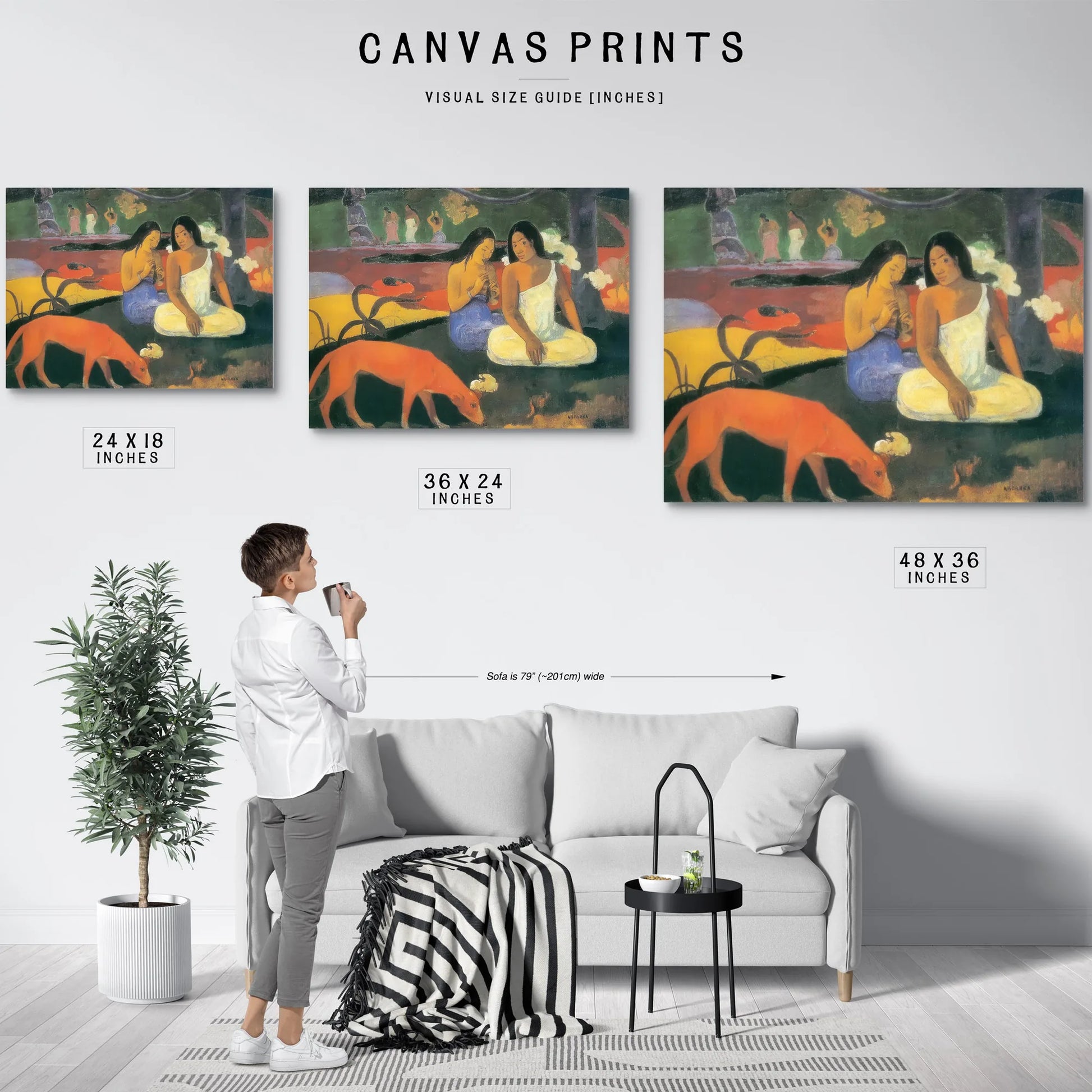 Arearea ( Happiness) By Paul Gauguin Fine Art Print