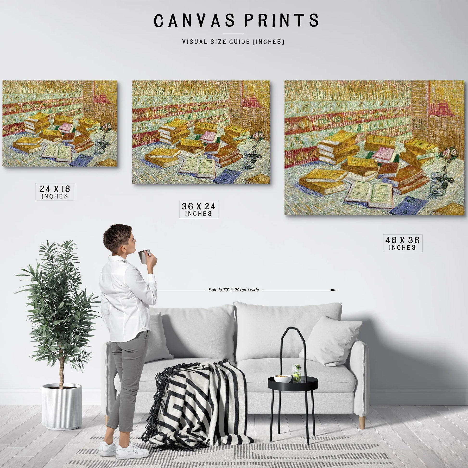 The Parisian Novels By Vincent Van Gogh Fine Art Print