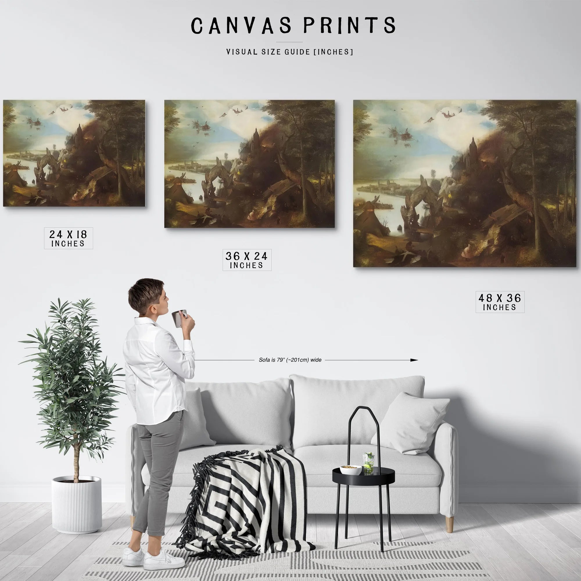 The Temptation Of St By Pieter Bruegel Fine Art Print