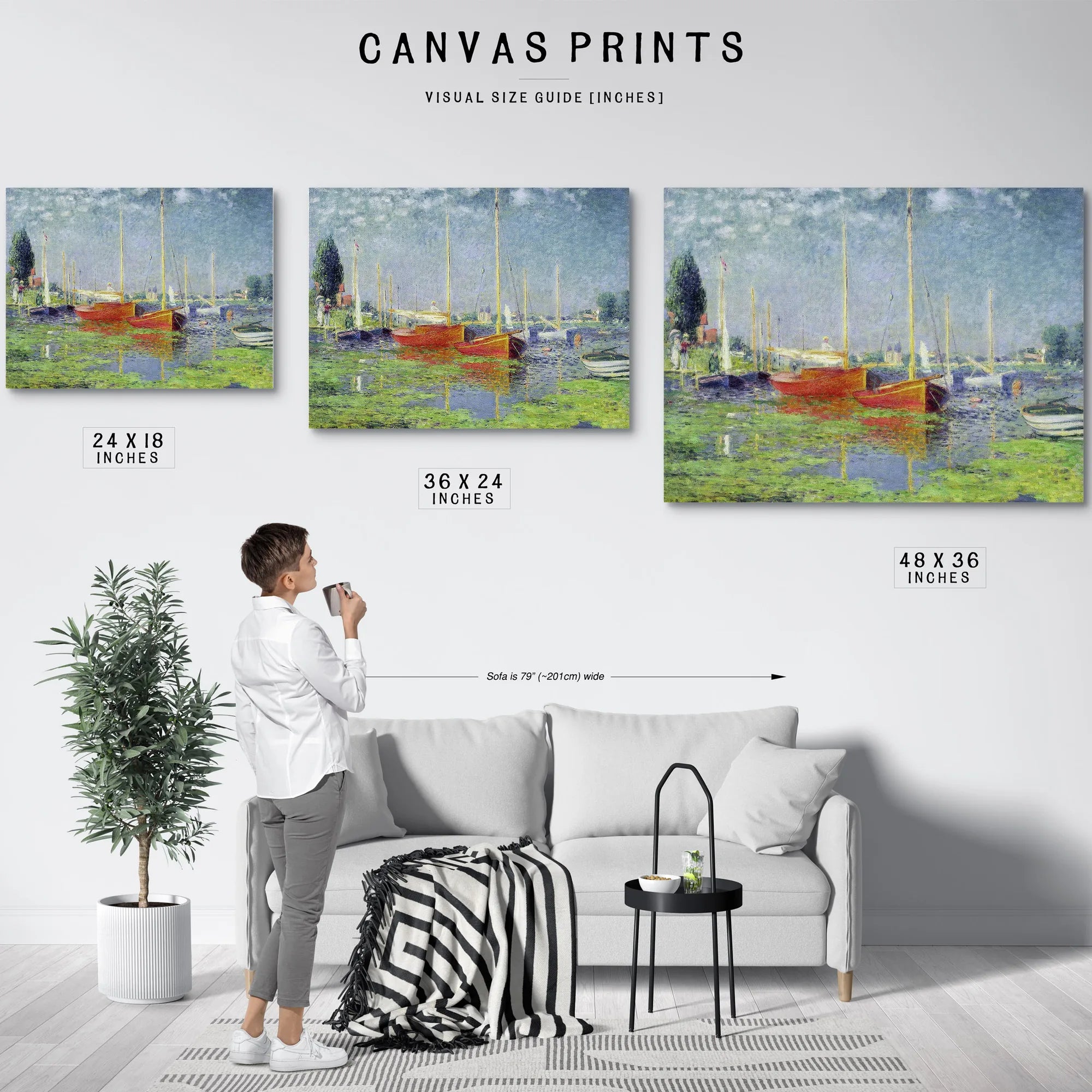 Argenteuil 1 By Claude Monet Fine Art Print