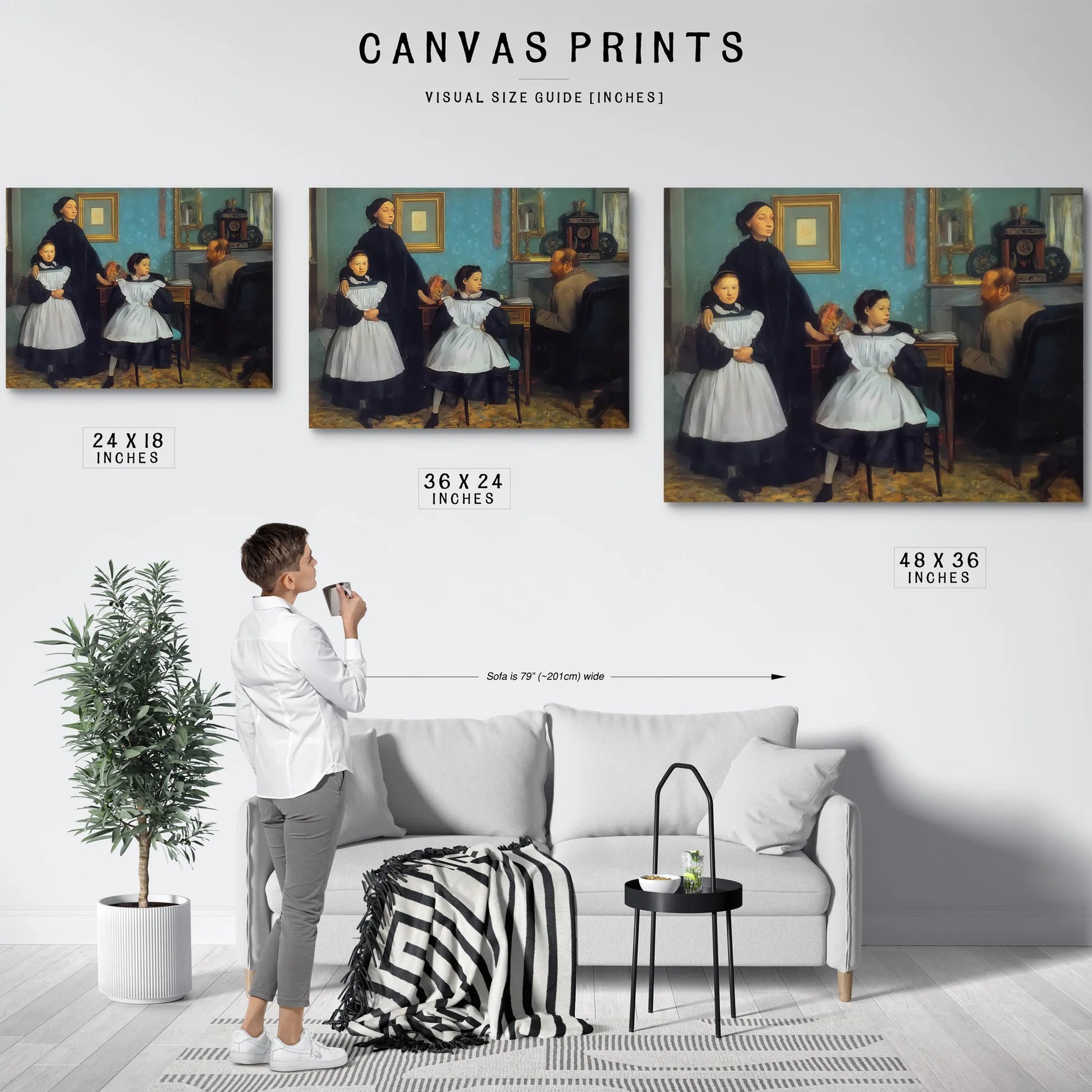 The Bellelli Family By Edgar Degas Fine Art Print