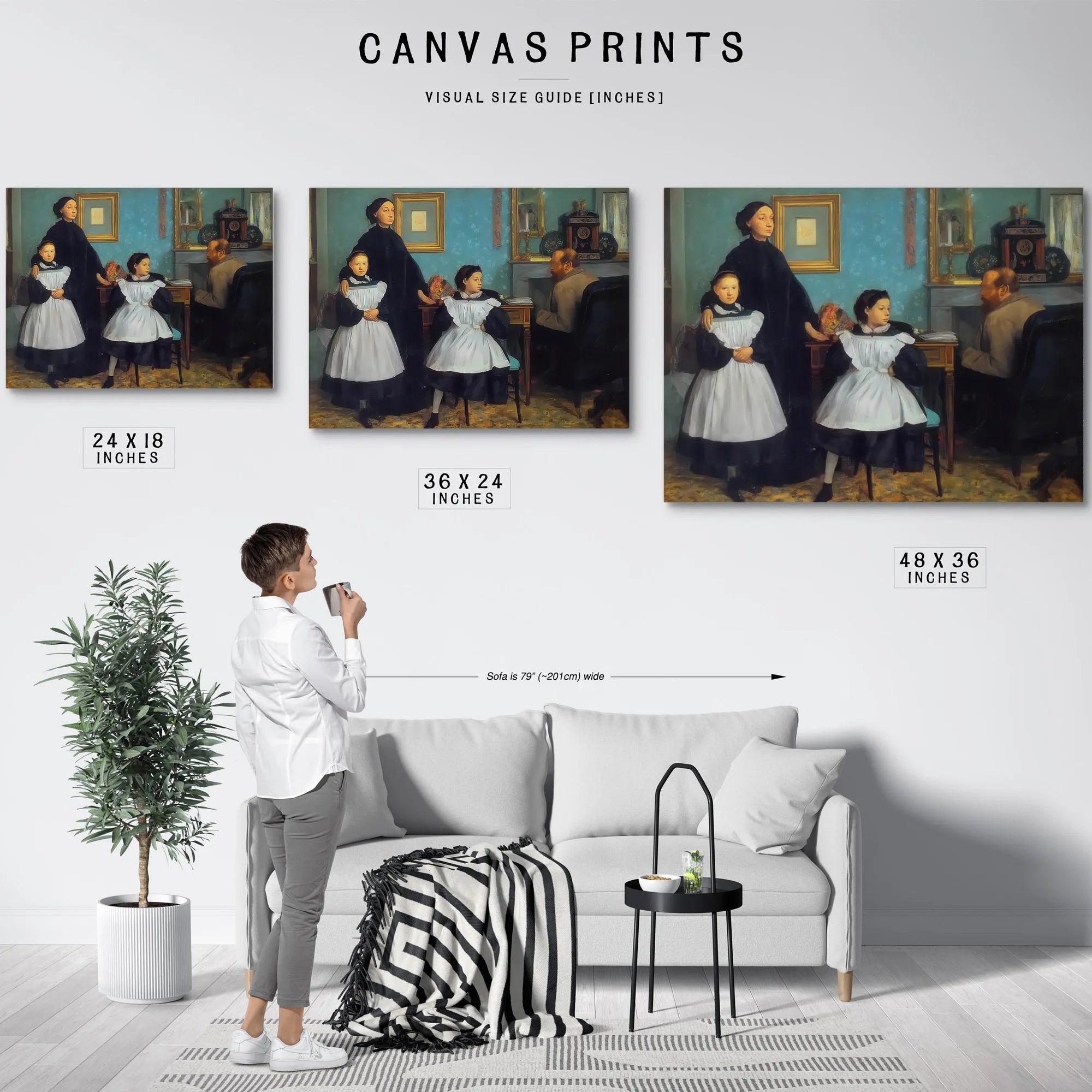The Bellelli Family By Edgar Degas Fine Art Print