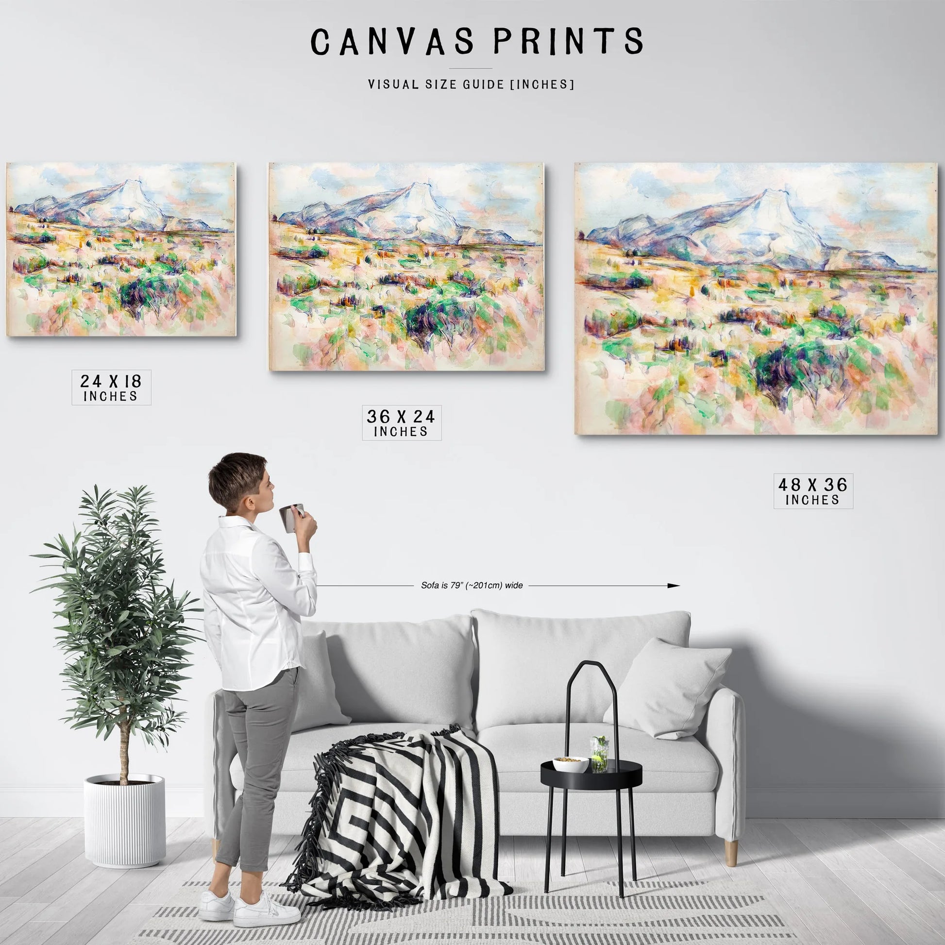 Mont Saint Victoire By Paul Cezanne Fine Art Print