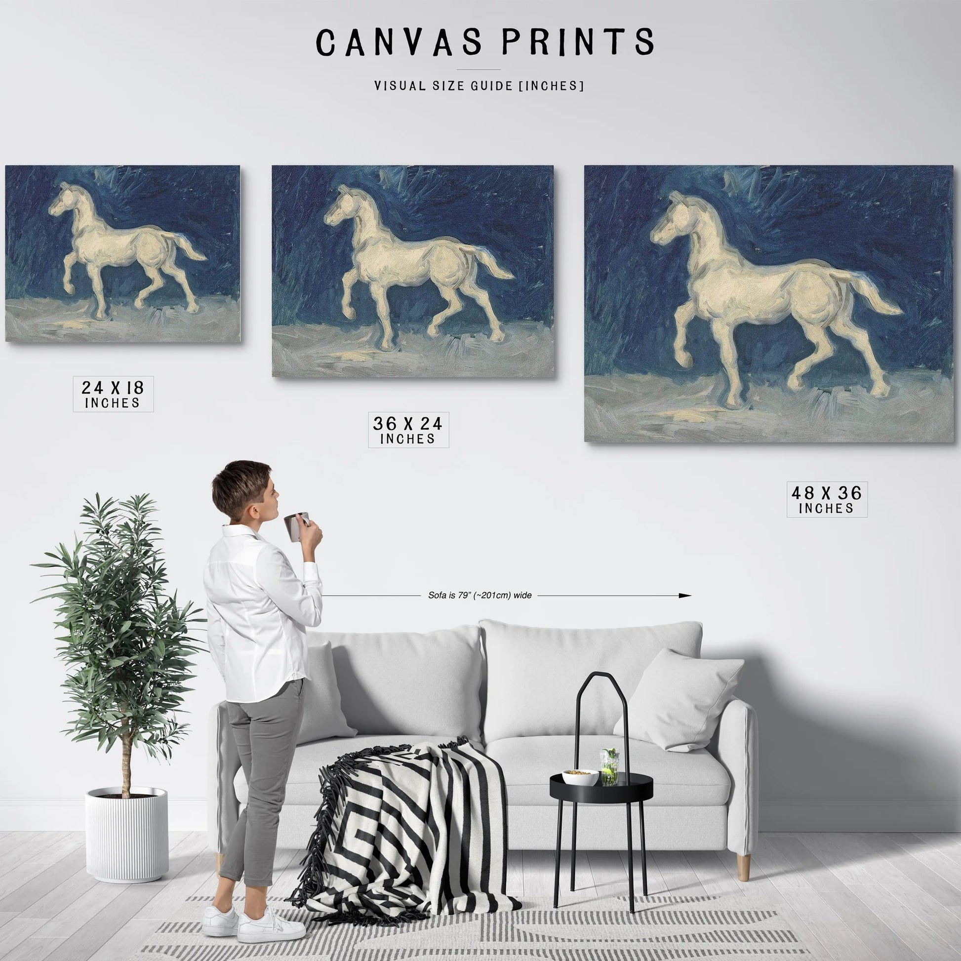 Horse By Vincent Van Gogh Fine Art Print