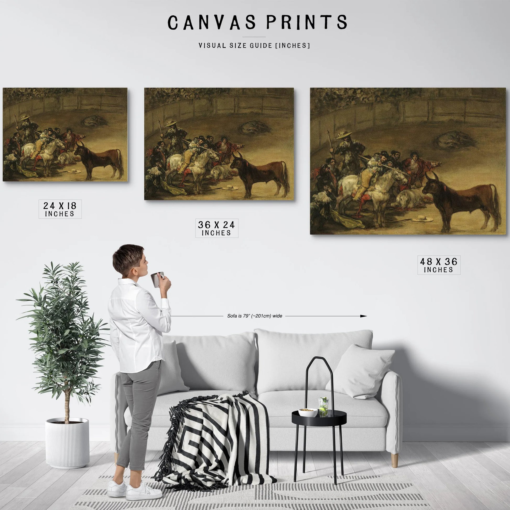 Bullfight Suerte De Varas By Francisco De Goya Fine Art Print