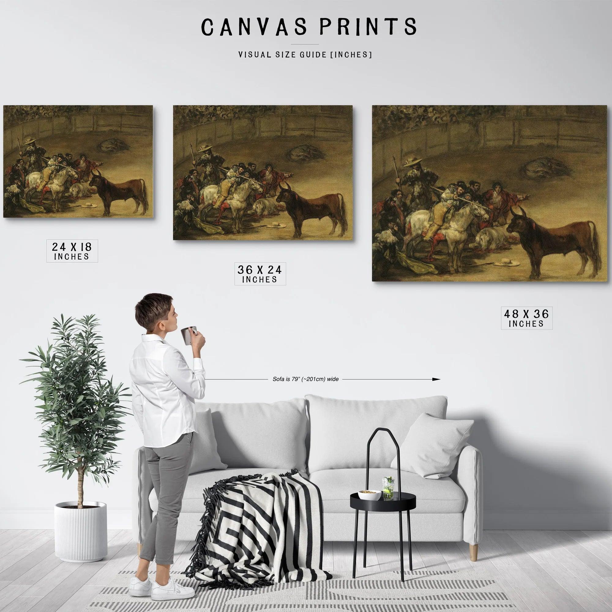 Bullfight Suerte De Varas By Francisco De Goya Fine Art Print