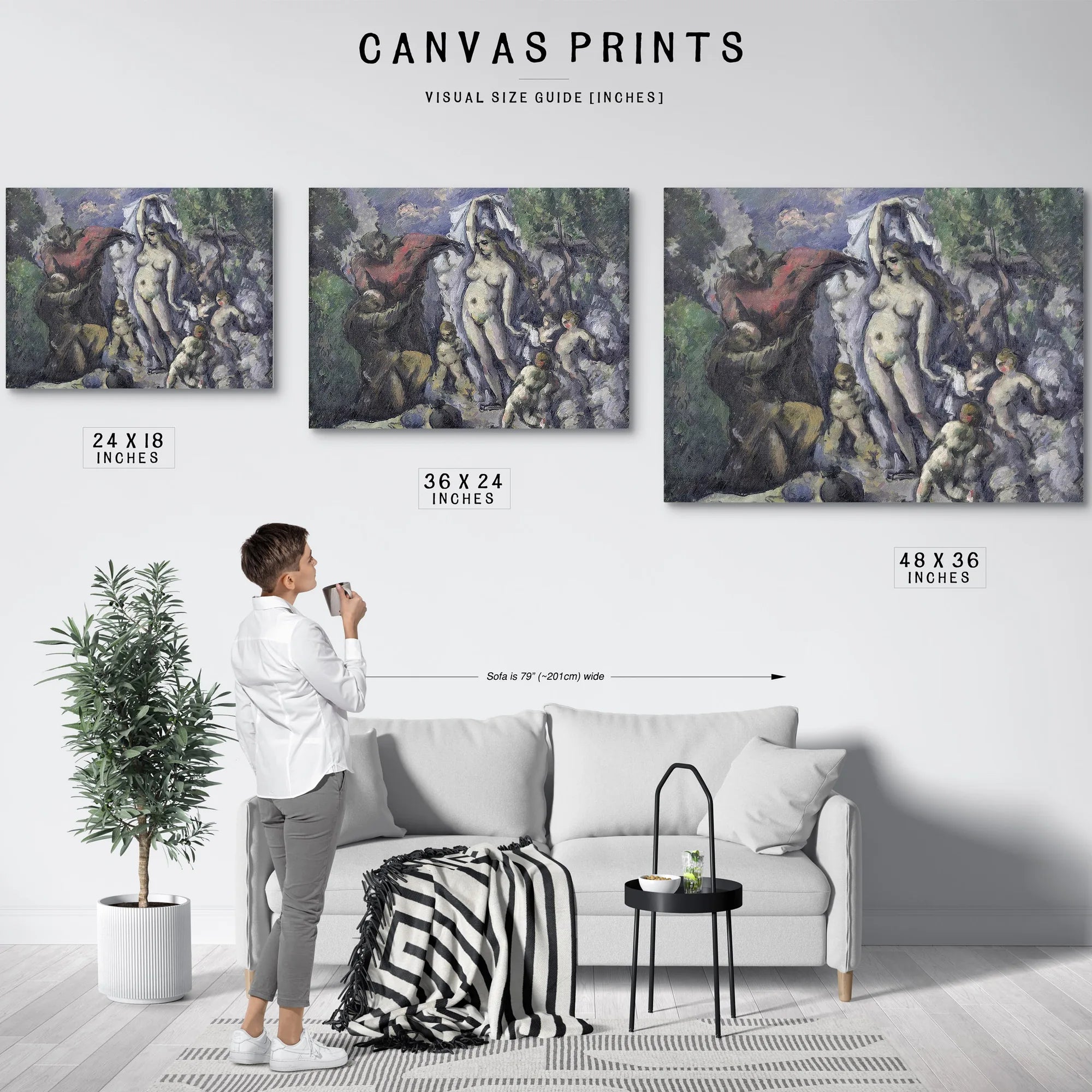 The Temptation Of St. Anthony By Paul Cezanne Fine Art Print