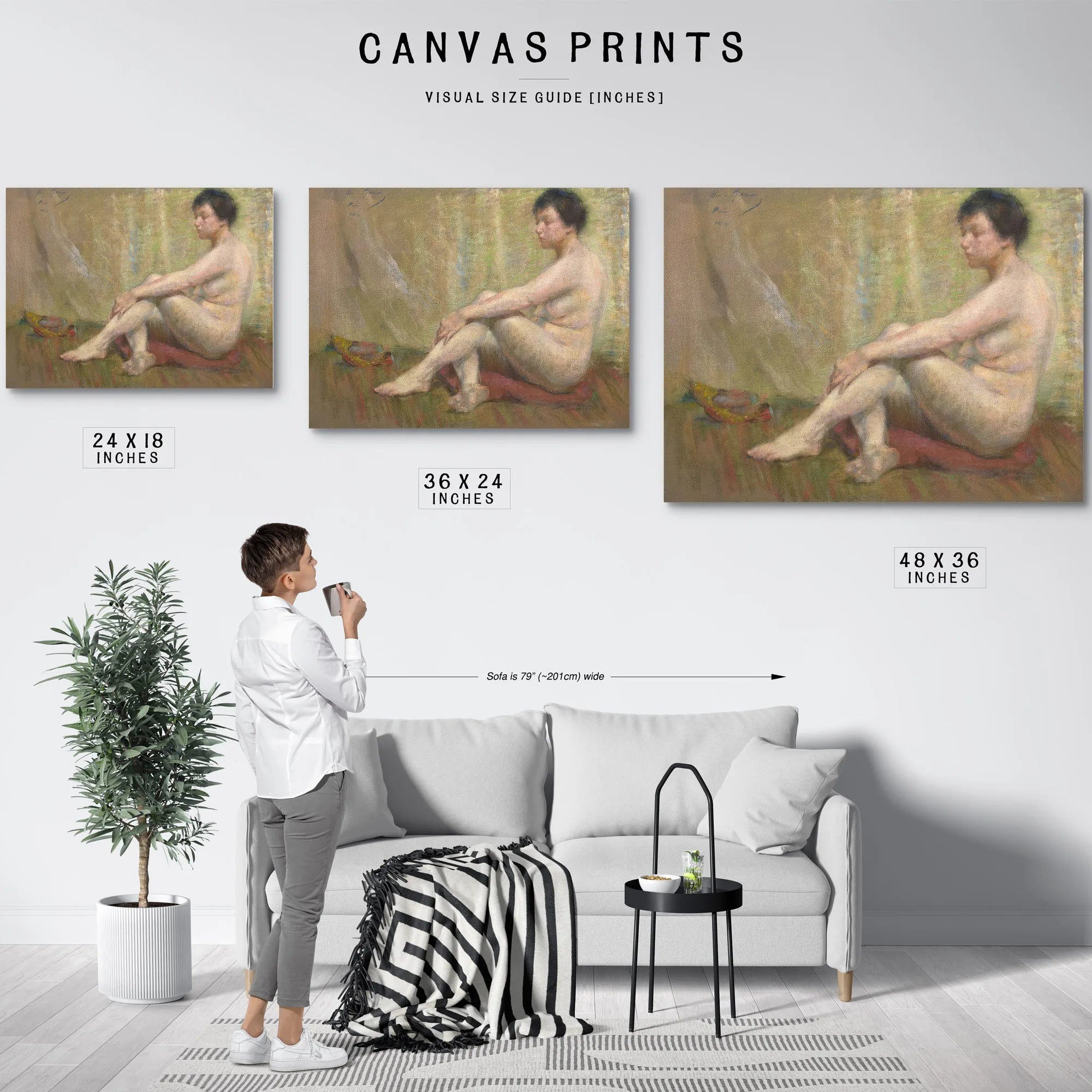 Between Poses By Alice Pike Barney Fine Art Print