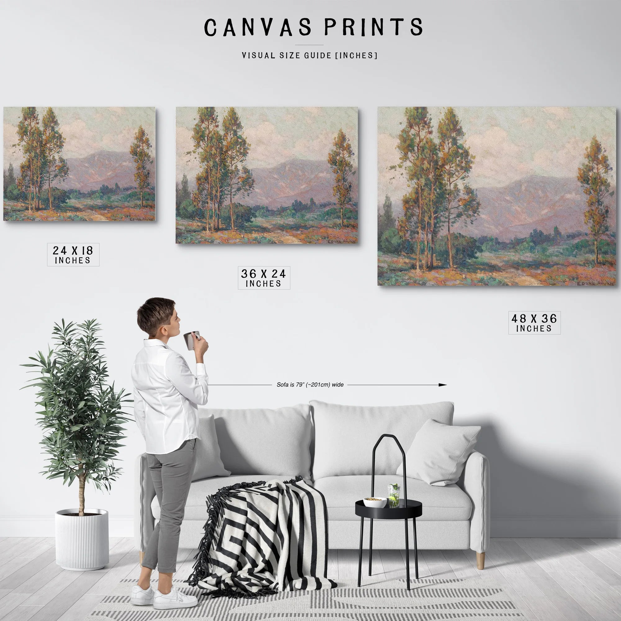 Santa Barbara Mountains By Edgar Payne Fine Art Print
