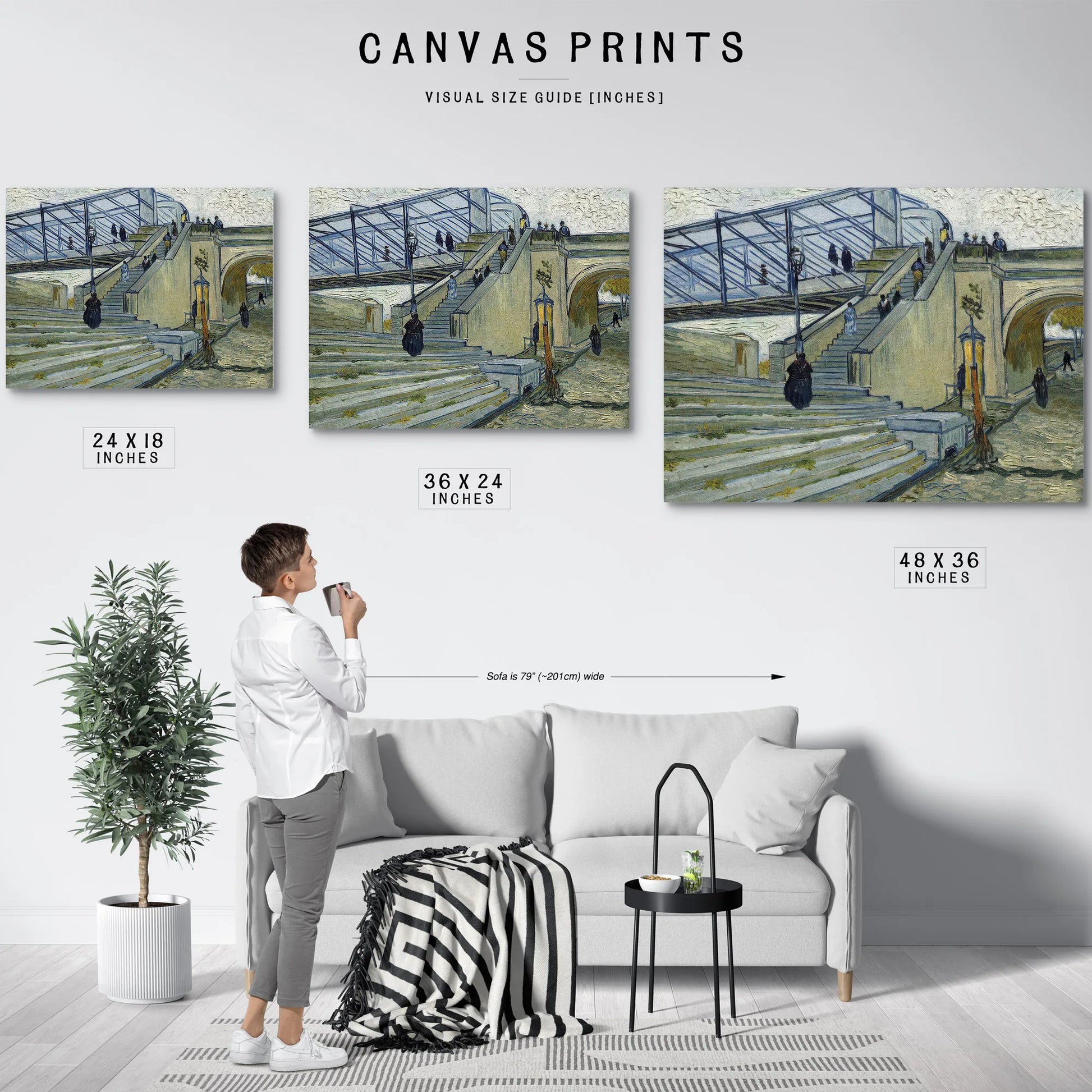 Le Pont De Trinquetaille By Vincent Van Gogh Fine Art Print