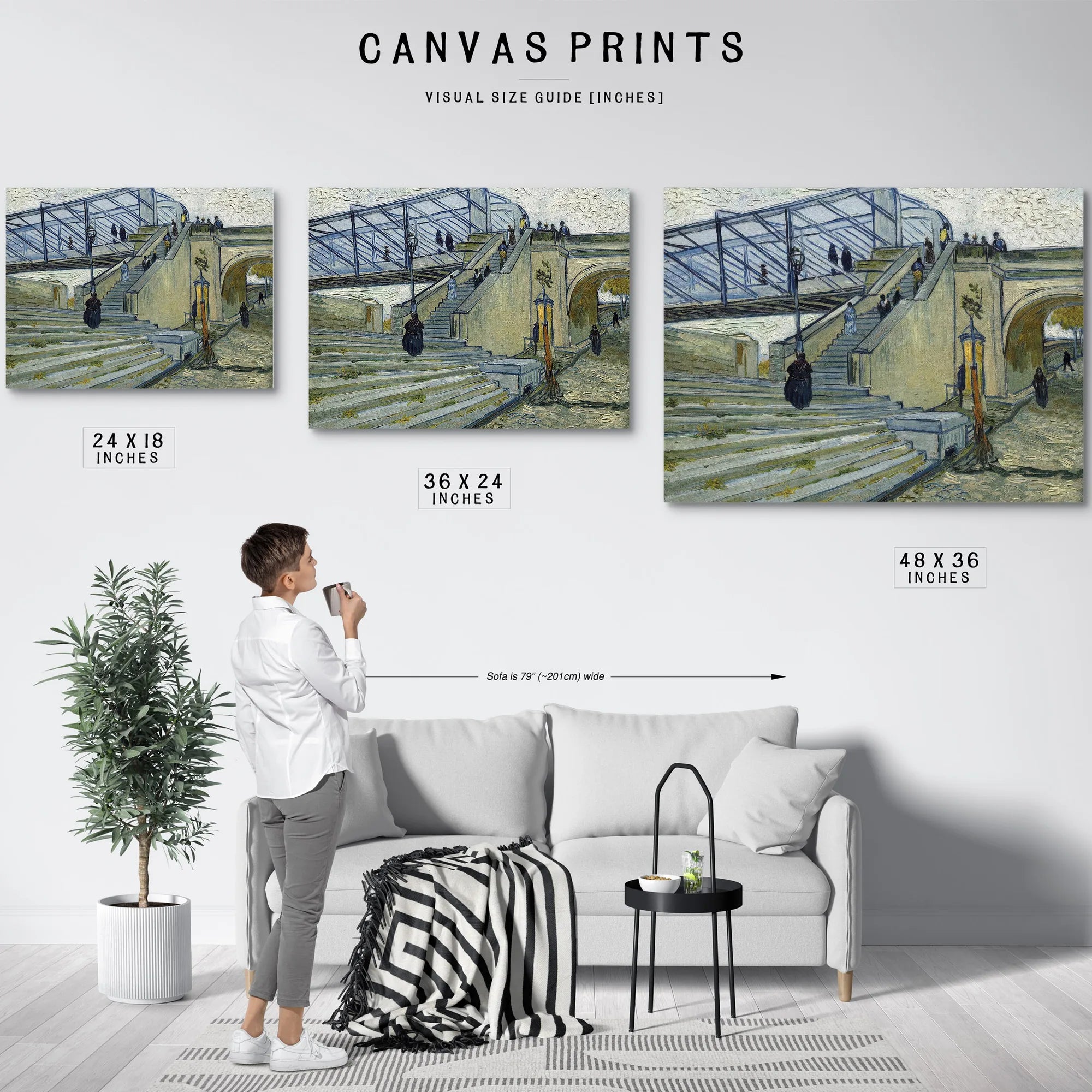 Le Pont De Trinquetaille By Vincent Van Gogh Fine Art Print