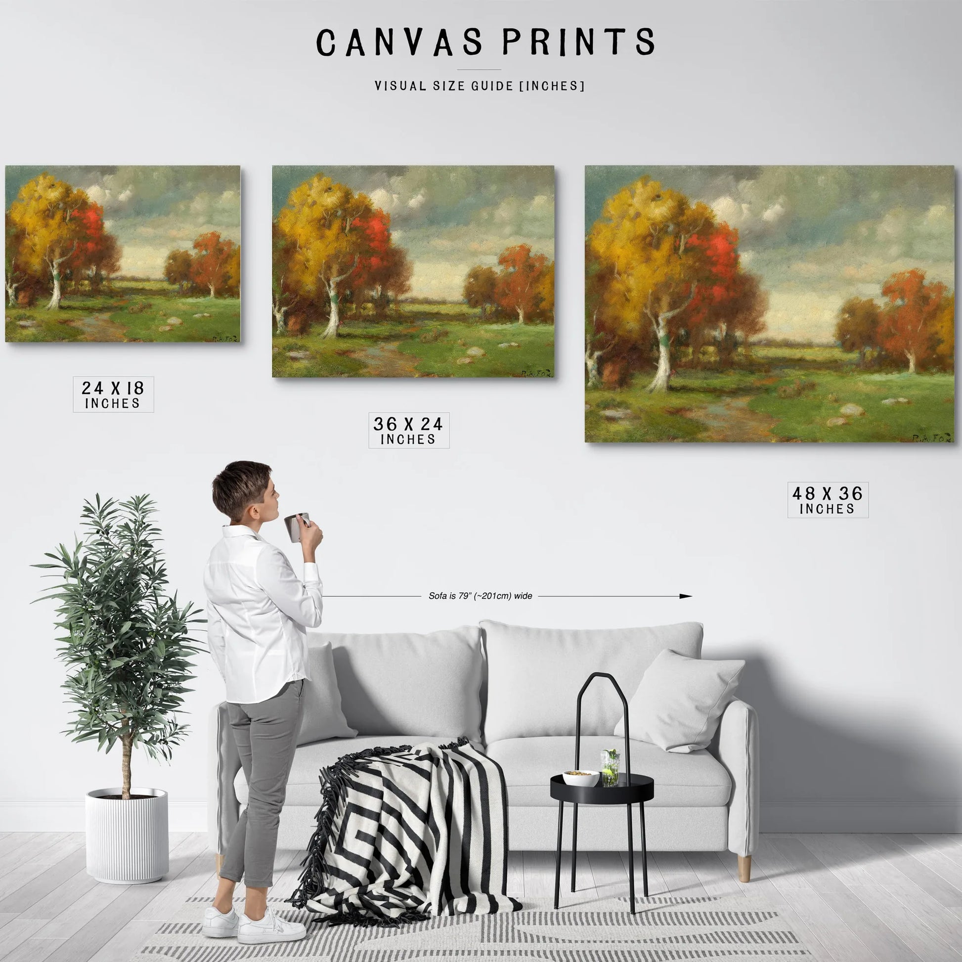 Country Pasture By Robert Atkinson Fox Fine Art Print