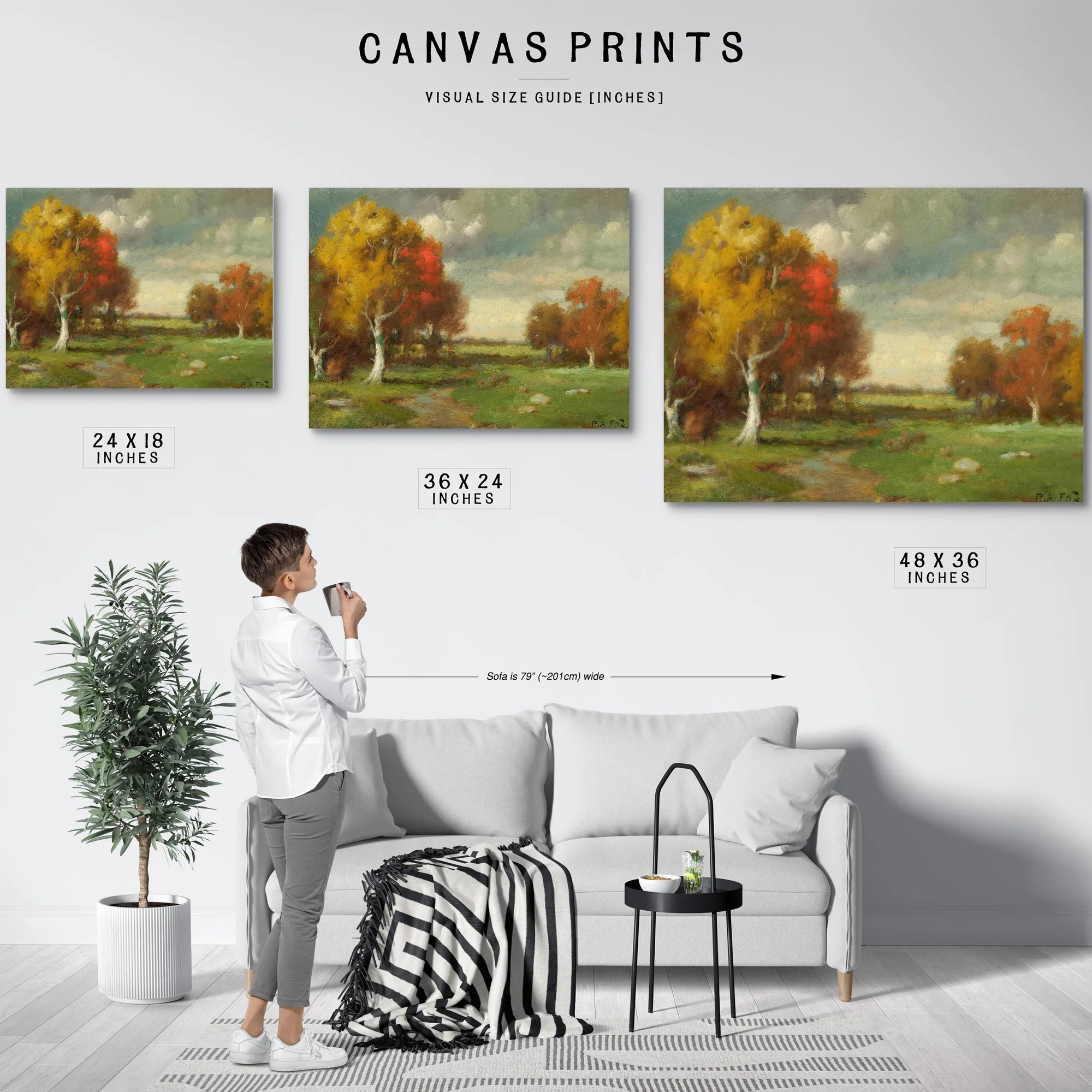Country Pasture By Robert Atkinson Fox Fine Art Print