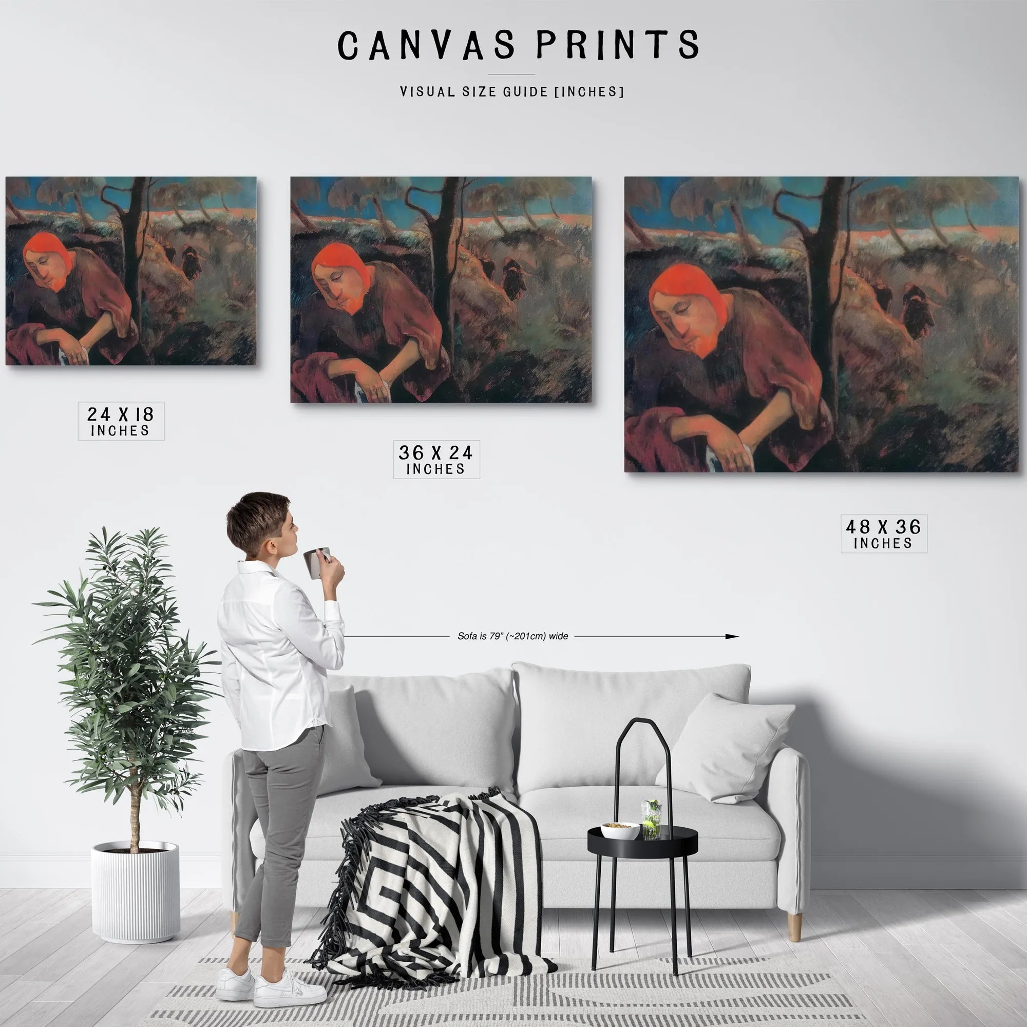 Christ In The Garden Of Olives By Paul Gauguin Fine Art Print