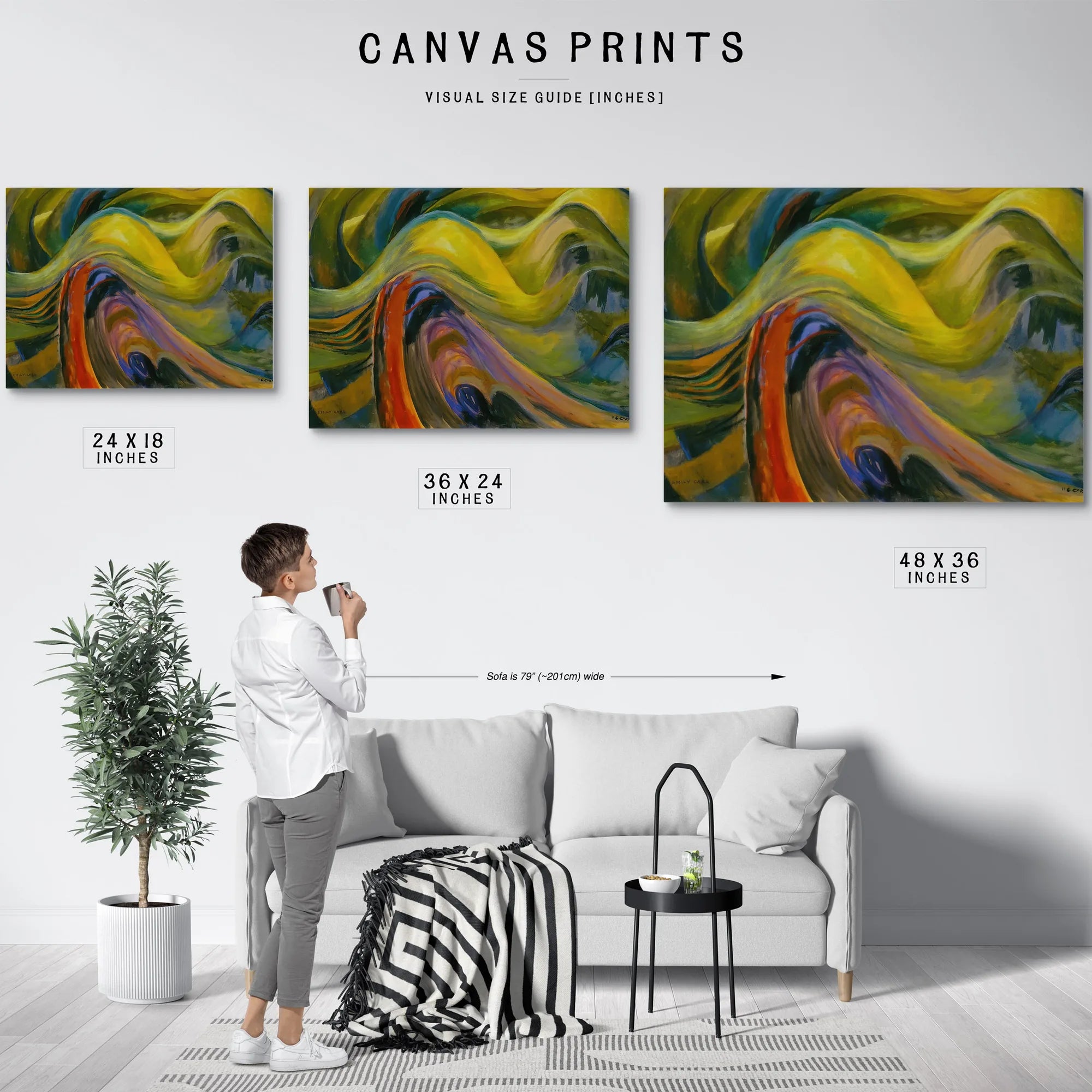 Abstract Tree Forms By Emily Carr Fine Art Print