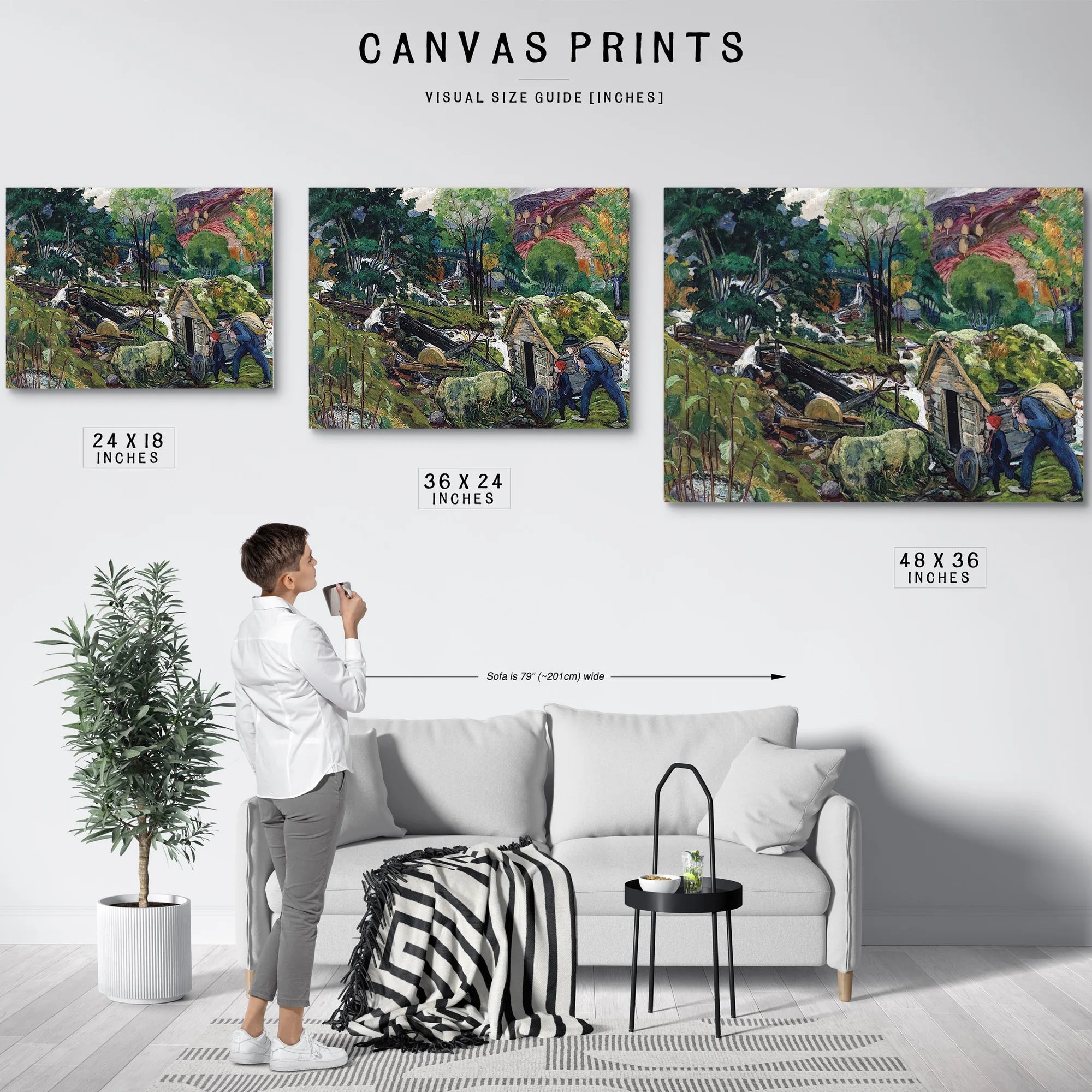 Milling Weather 1 By Nicolai Astrup Fine Art Print