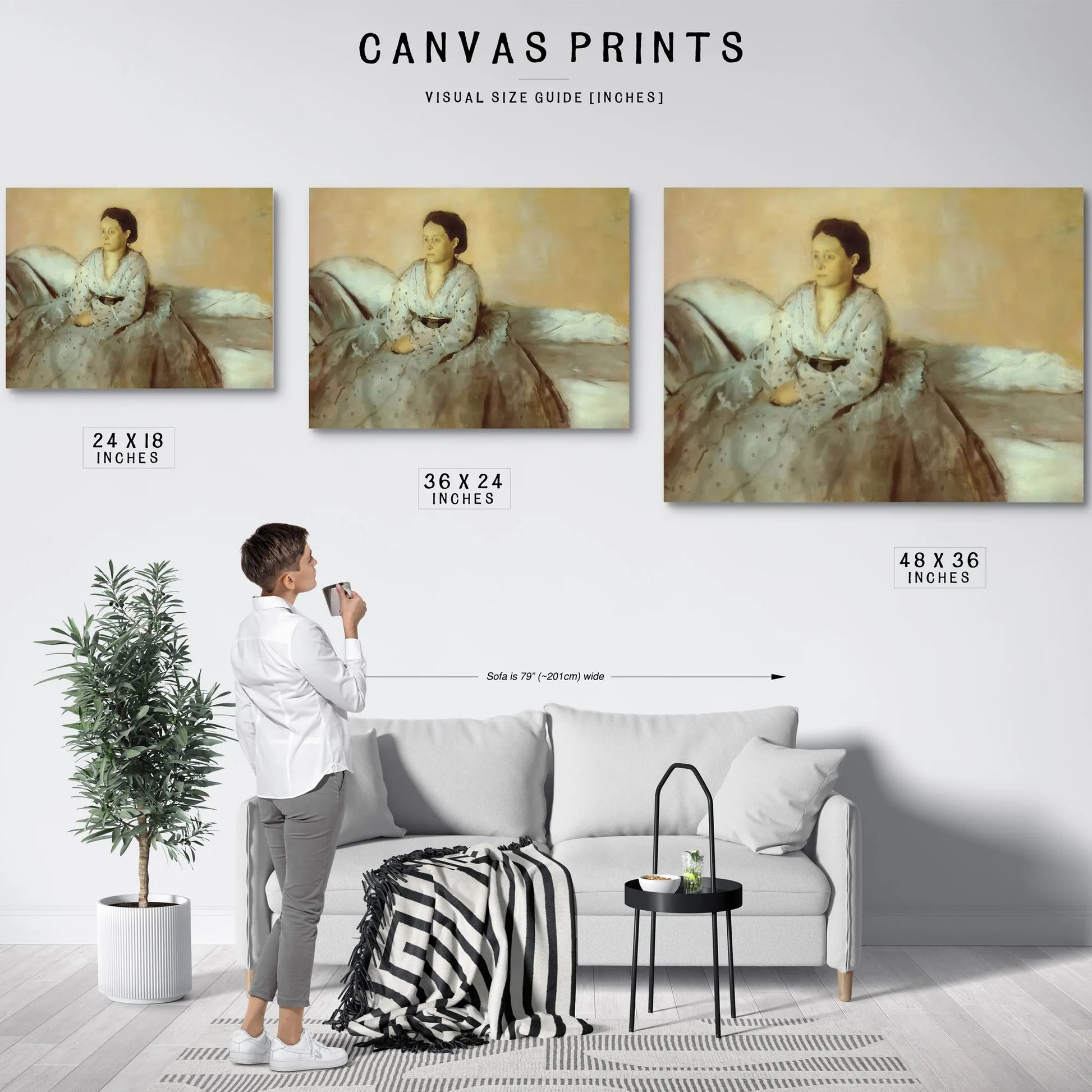 Estelle Musson By Edgar Degas Fine Art Print
