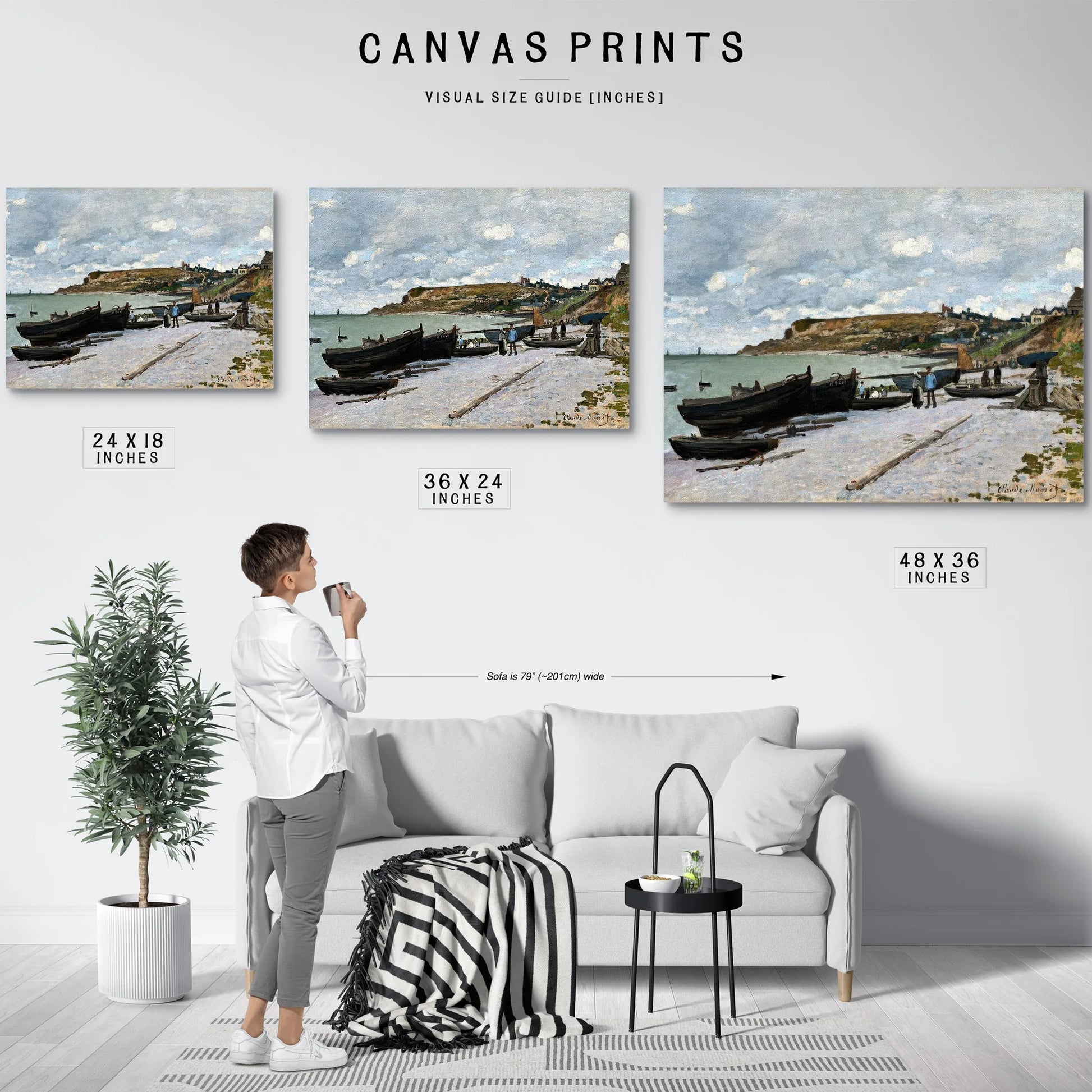Sainte Adresse By Claude Monet Fine Art Print