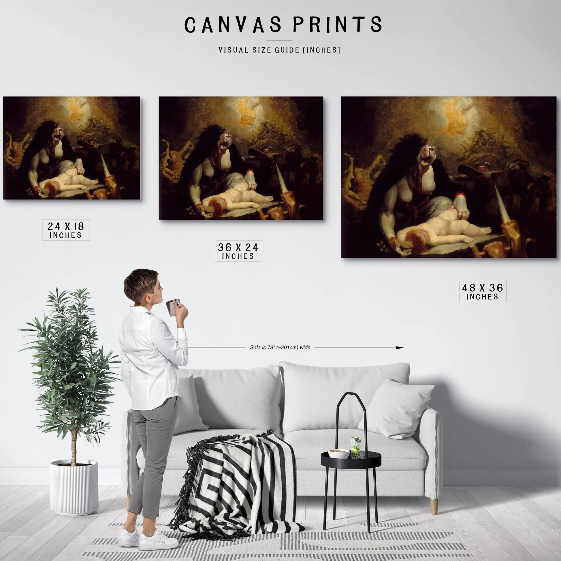 The Night Hag Visiting The Lapland Witches By Henry Fuseli Fine Art Print