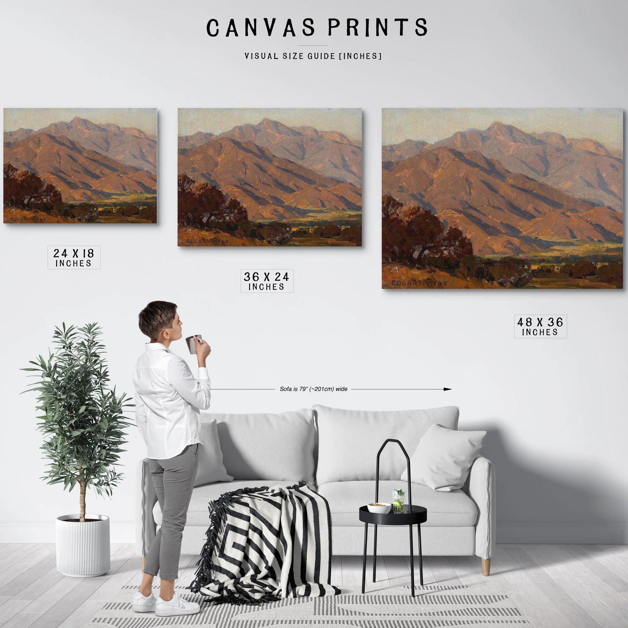 California Hills By Edgar Payne Fine Art Print