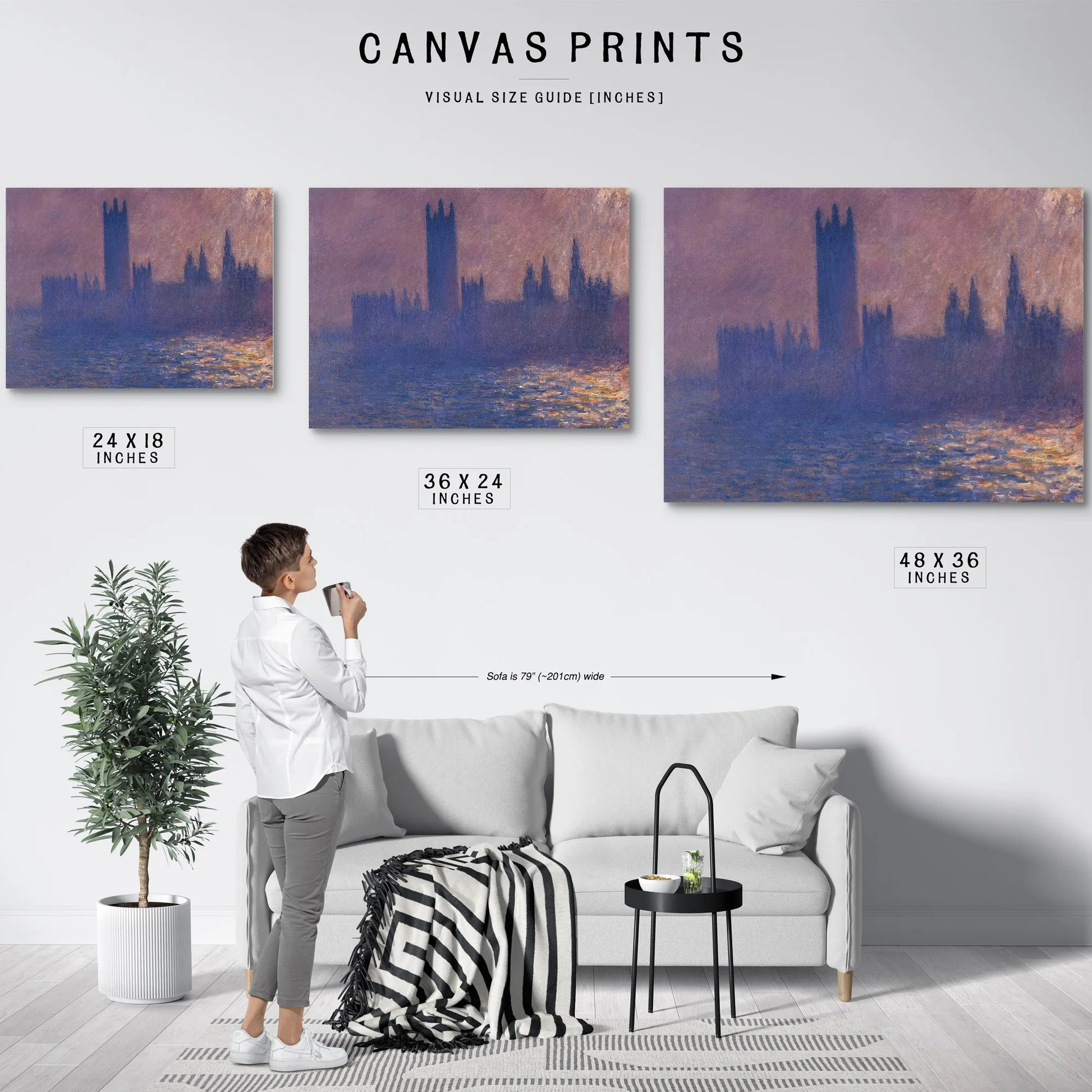 Houses Of Parliament Effect Of Sunlight By Claude Monet Fine Art Print