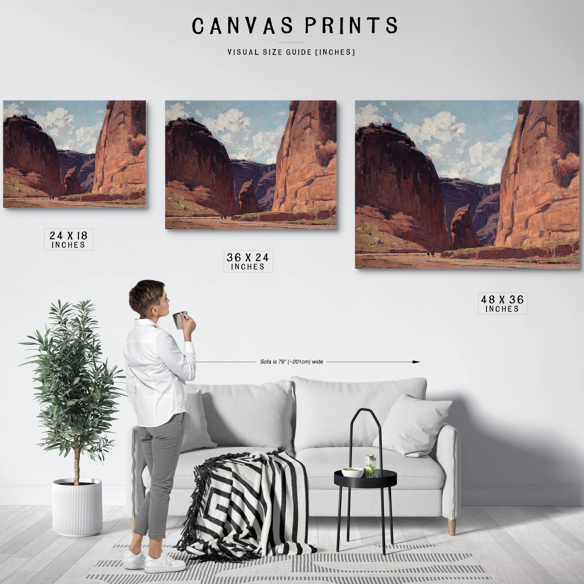 Canyon Gateway By Edgar Payne Fine Art Print