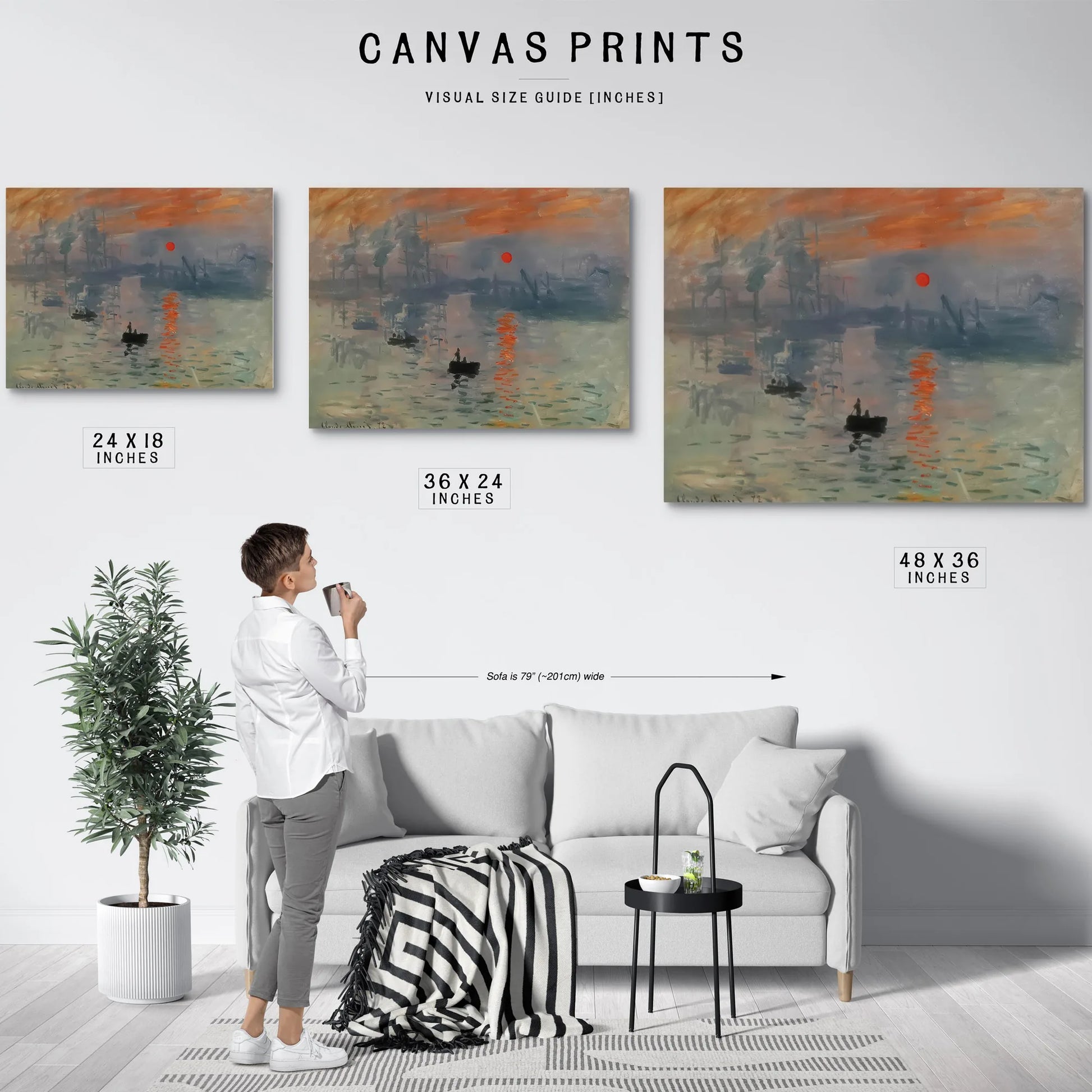 Impression Sunrise By Claude Monet Fine Art Print