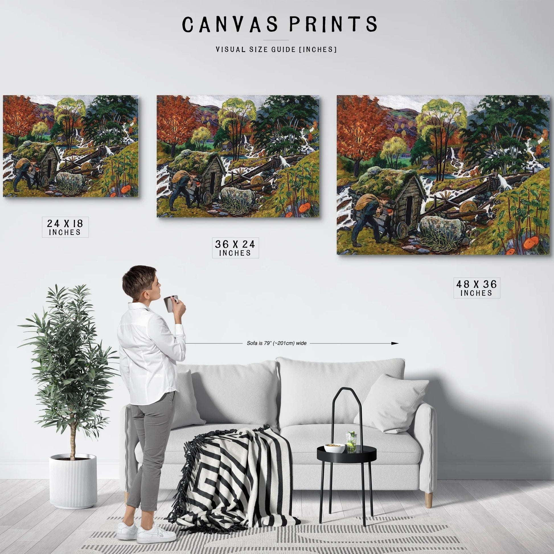 Milling Weather By Nicolai Astrup Fine Art Print