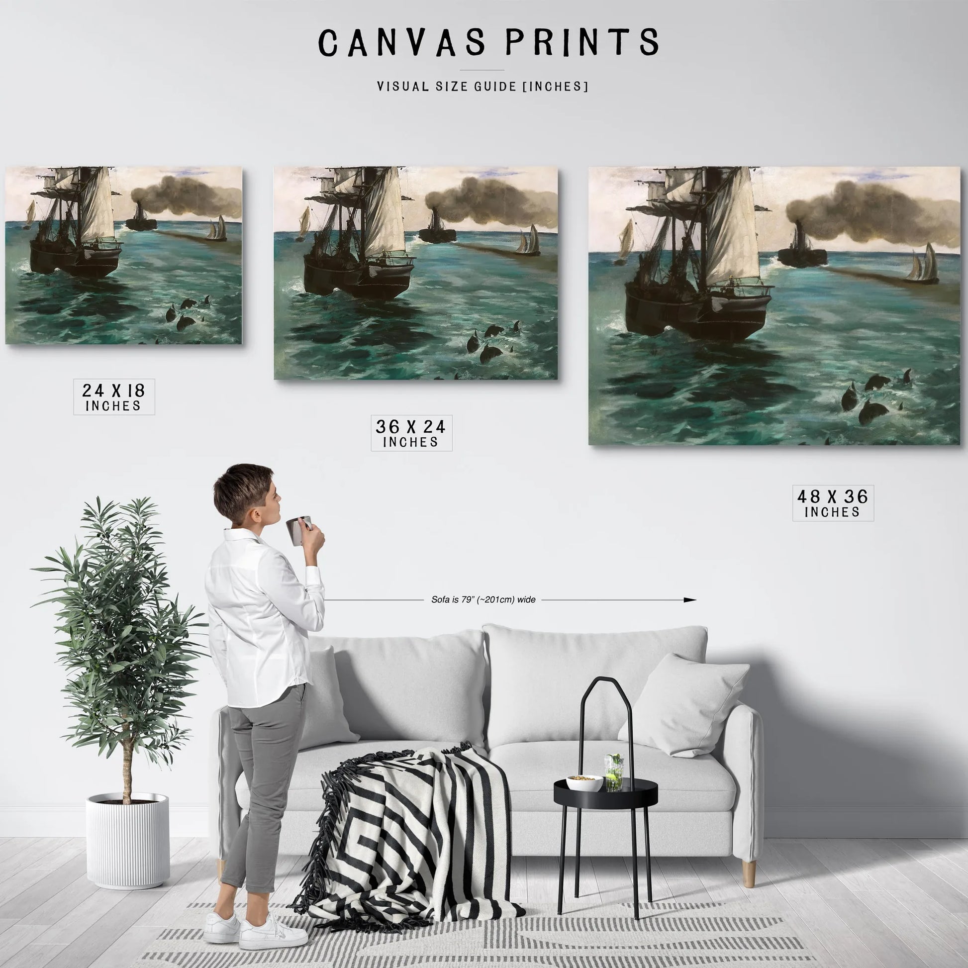 Marine View By Edouard Manet Fine Art Print