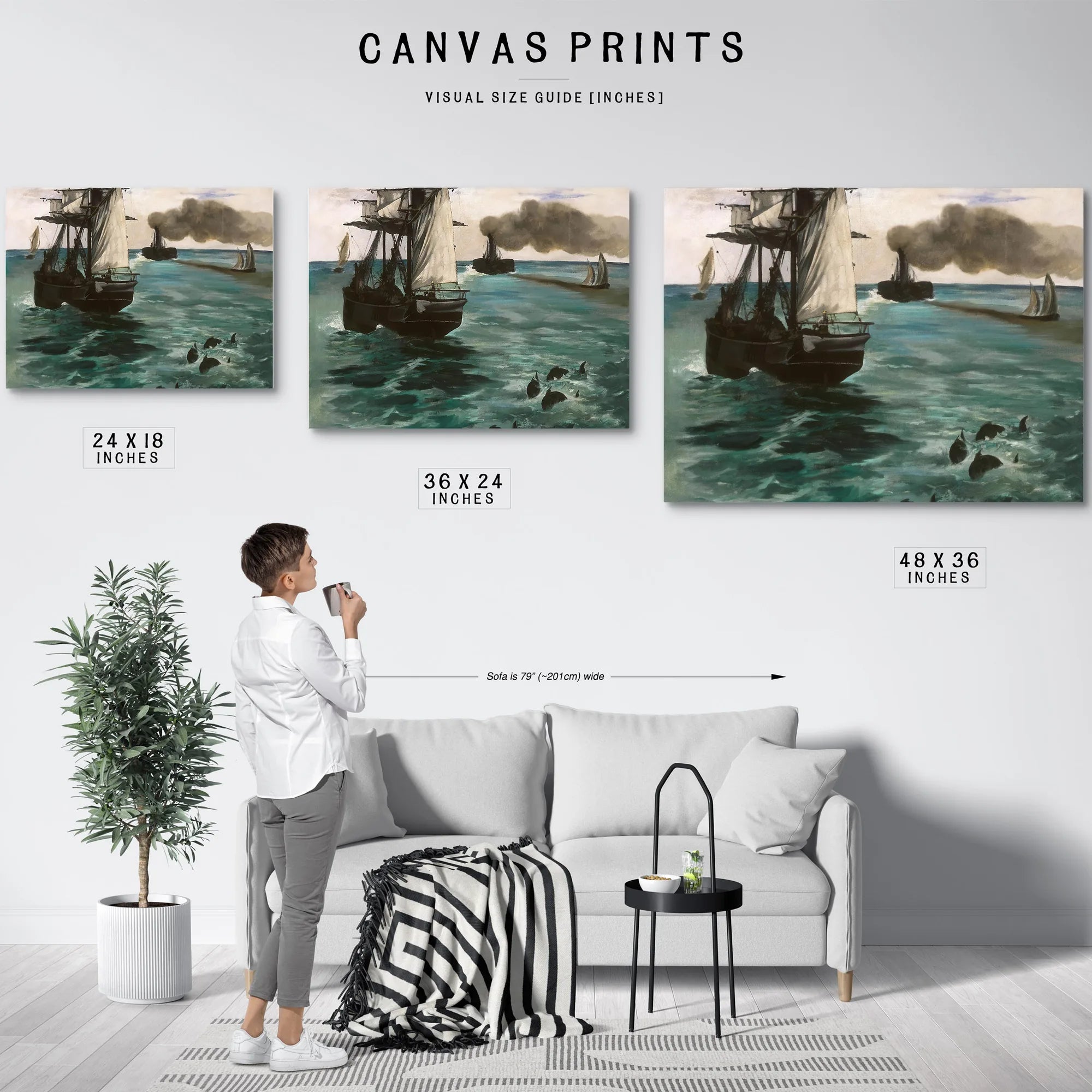 Marine View By Edouard Manet Fine Art Print