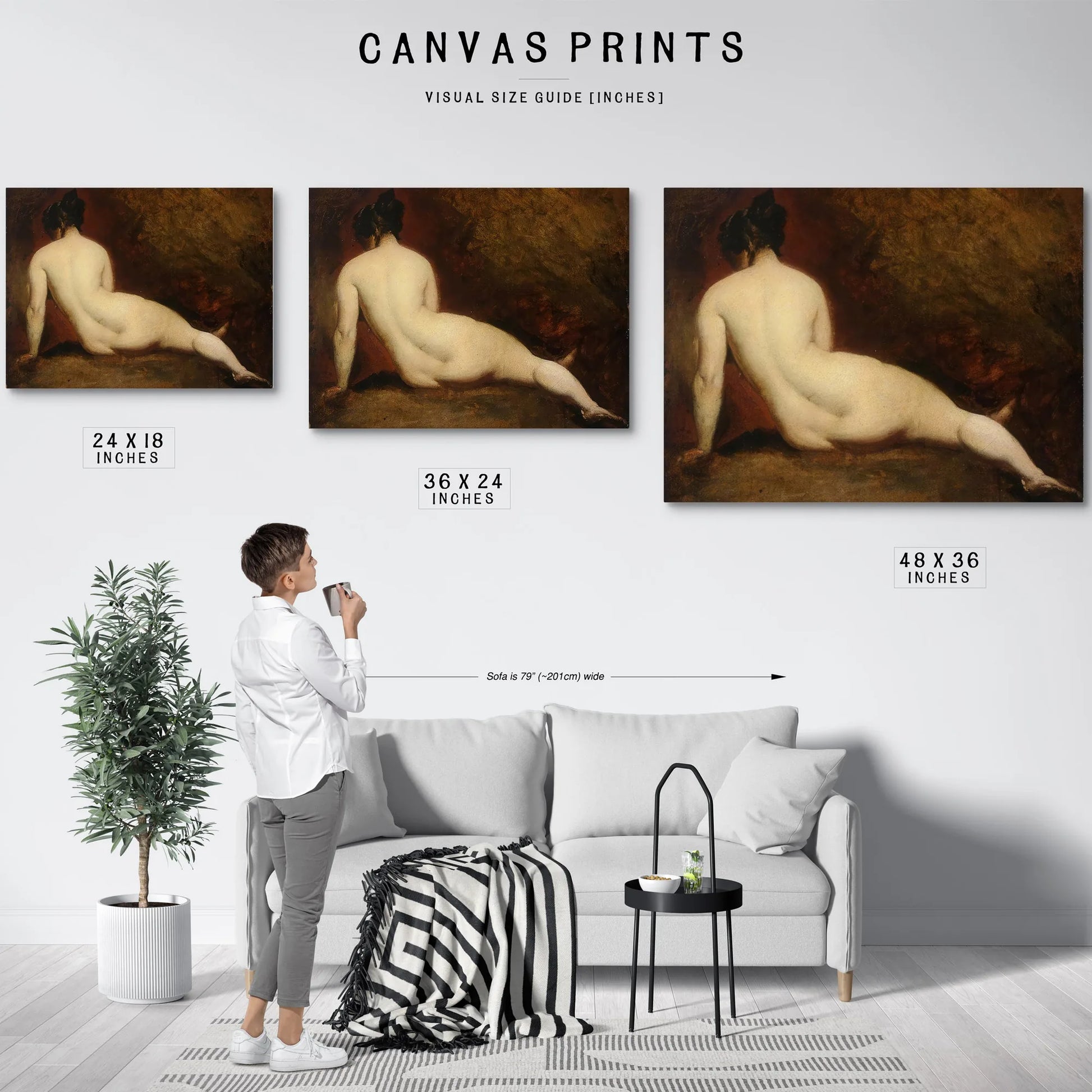 Nude Study By William Etty Fine Art Print