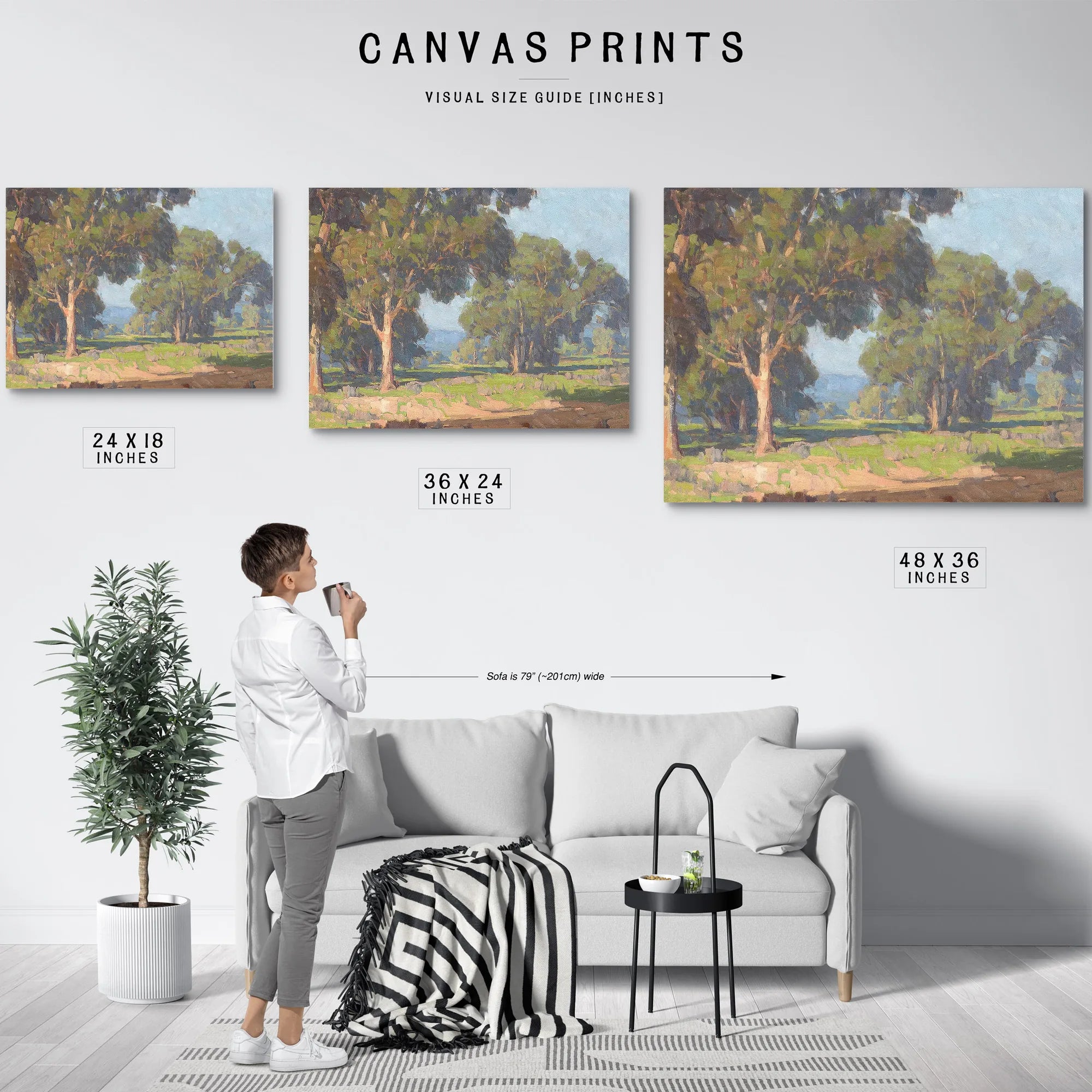 A Grove Of Trees In The Valley By Edgar Payne Fine Art Print