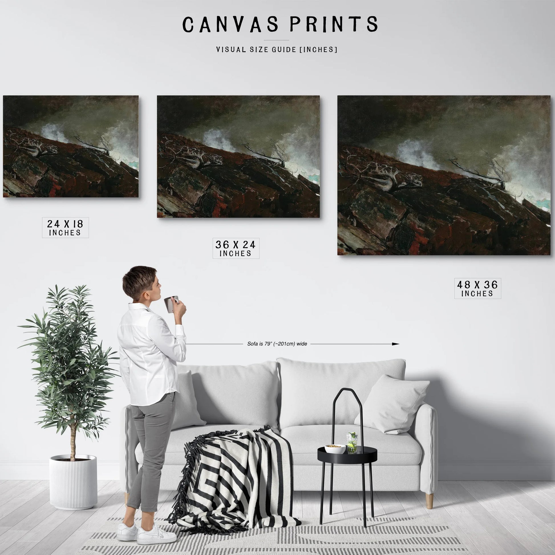 Coast Of Maine By Winslow Homer Fine Art Print