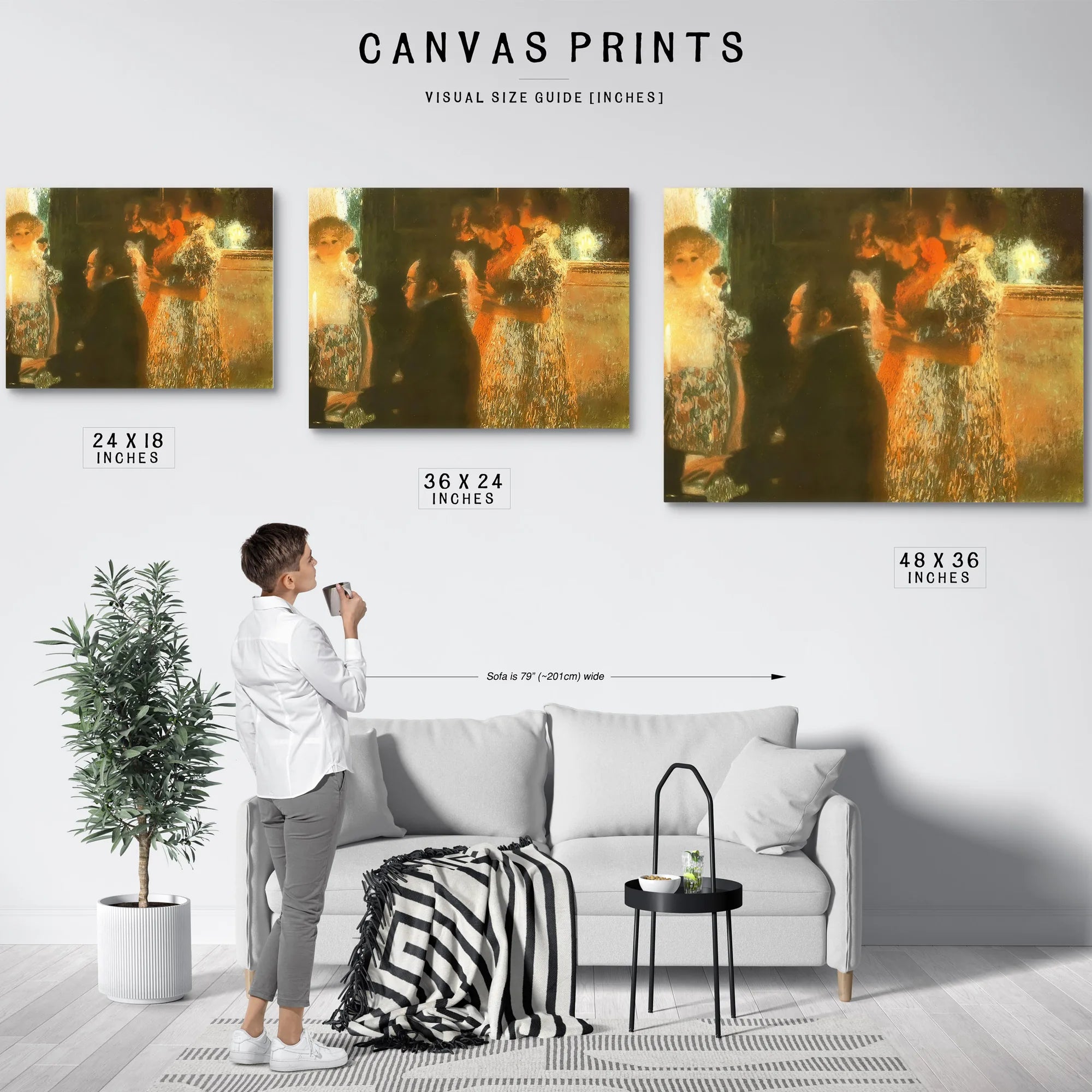 Schubert At Piano By Gustav Klimt Fine Art Print