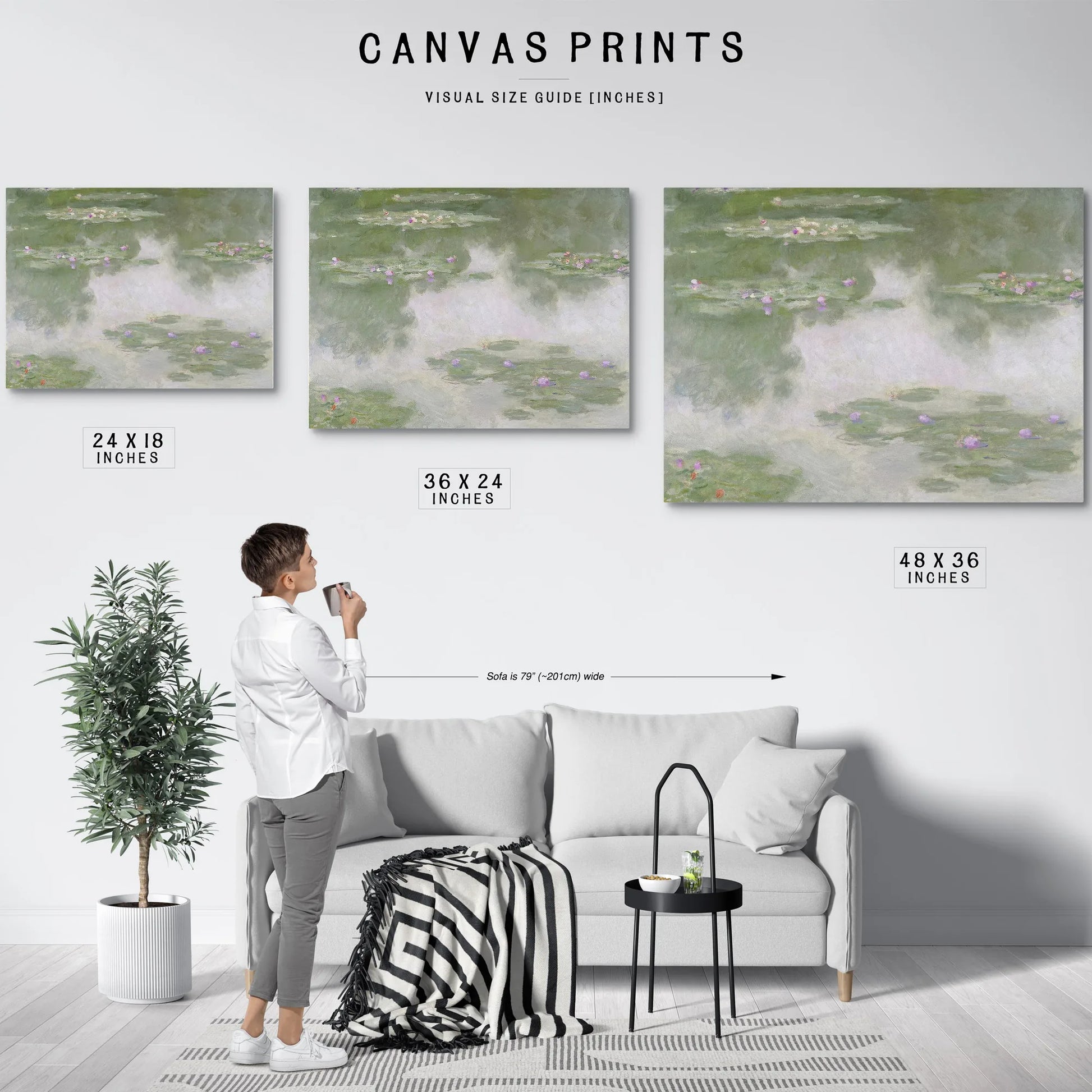 Nympheas, Water Landscape By Claude Monet Fine Art Print
