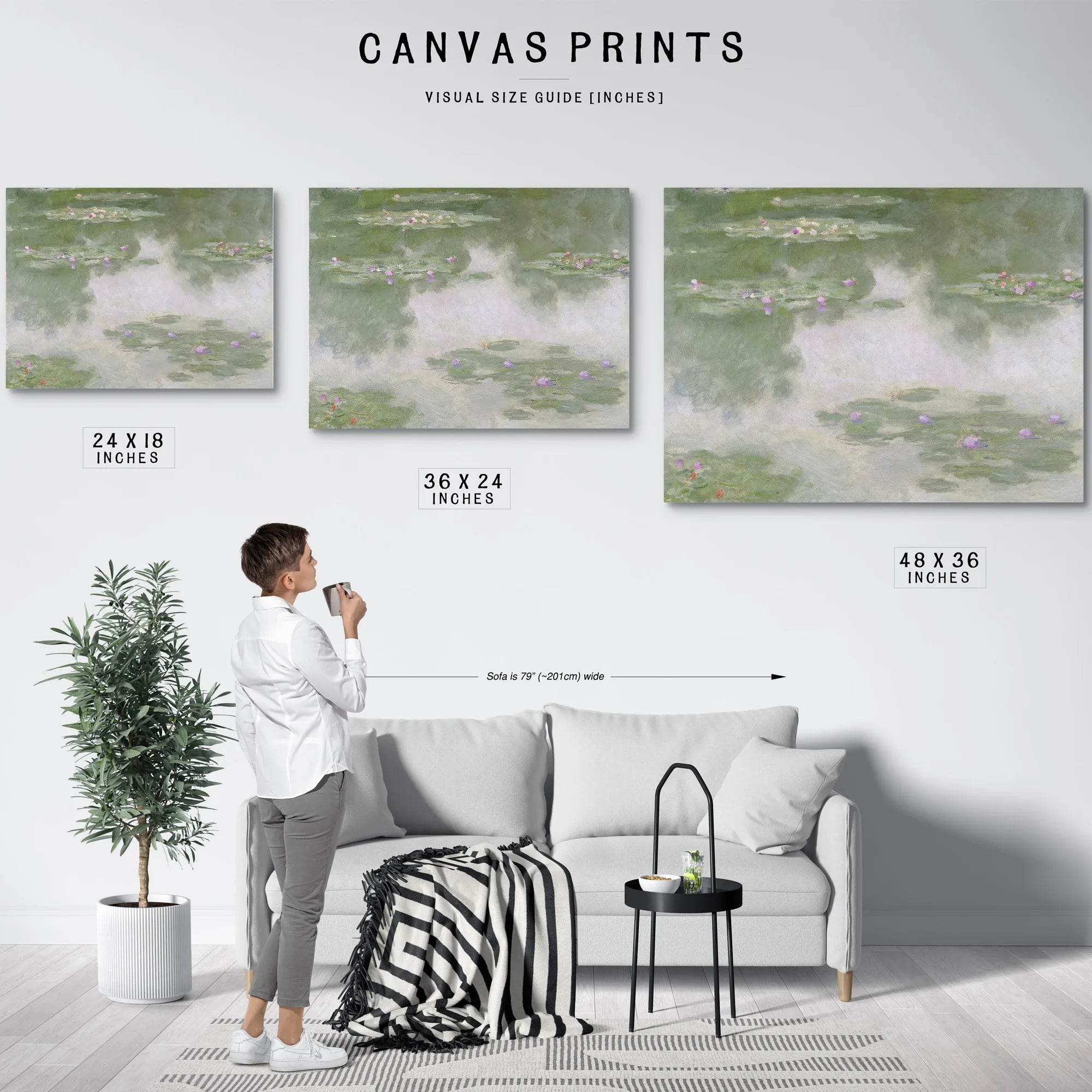 Nympheas, Water Landscape By Claude Monet Fine Art Print