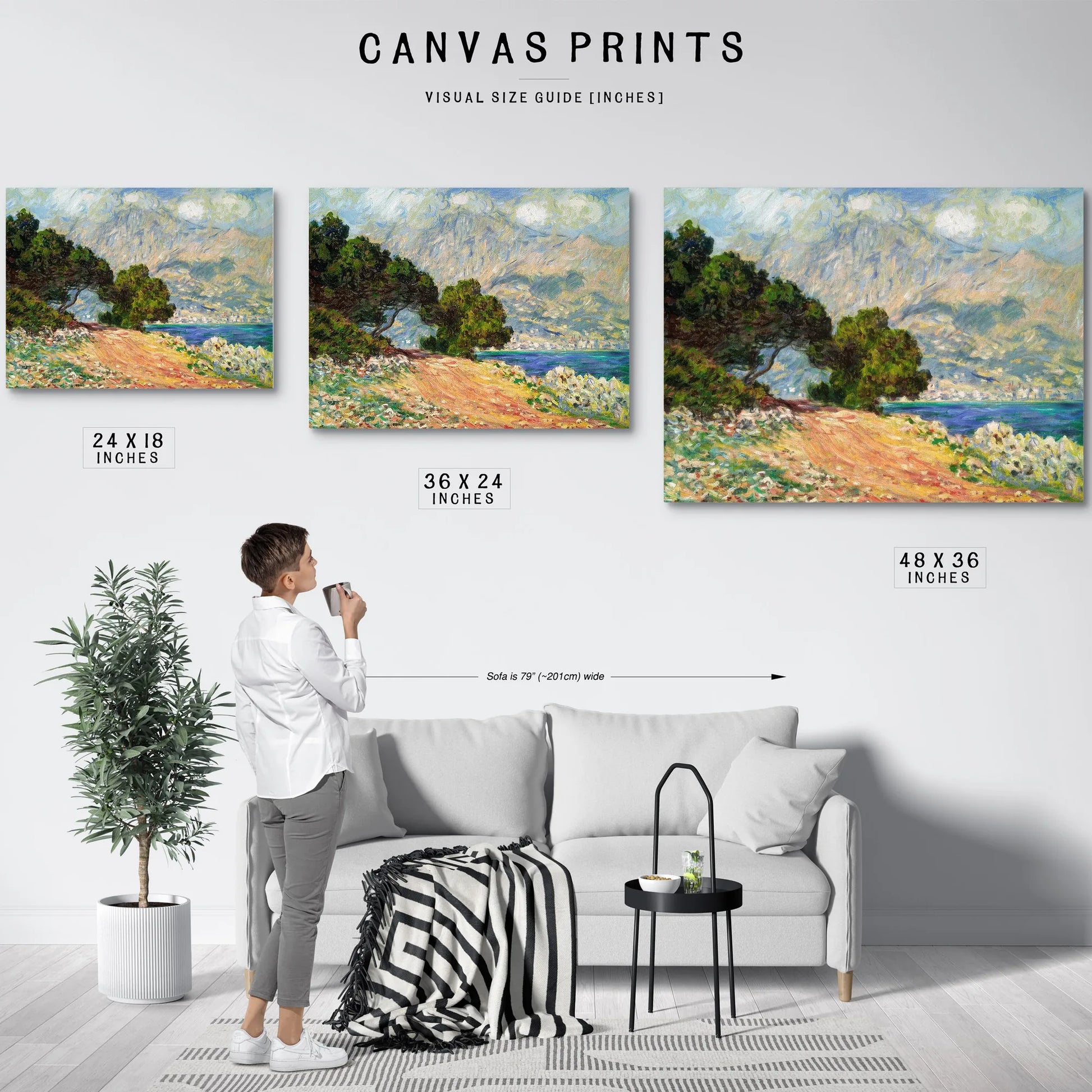 Cap Martin By Claude Monet Fine Art Print