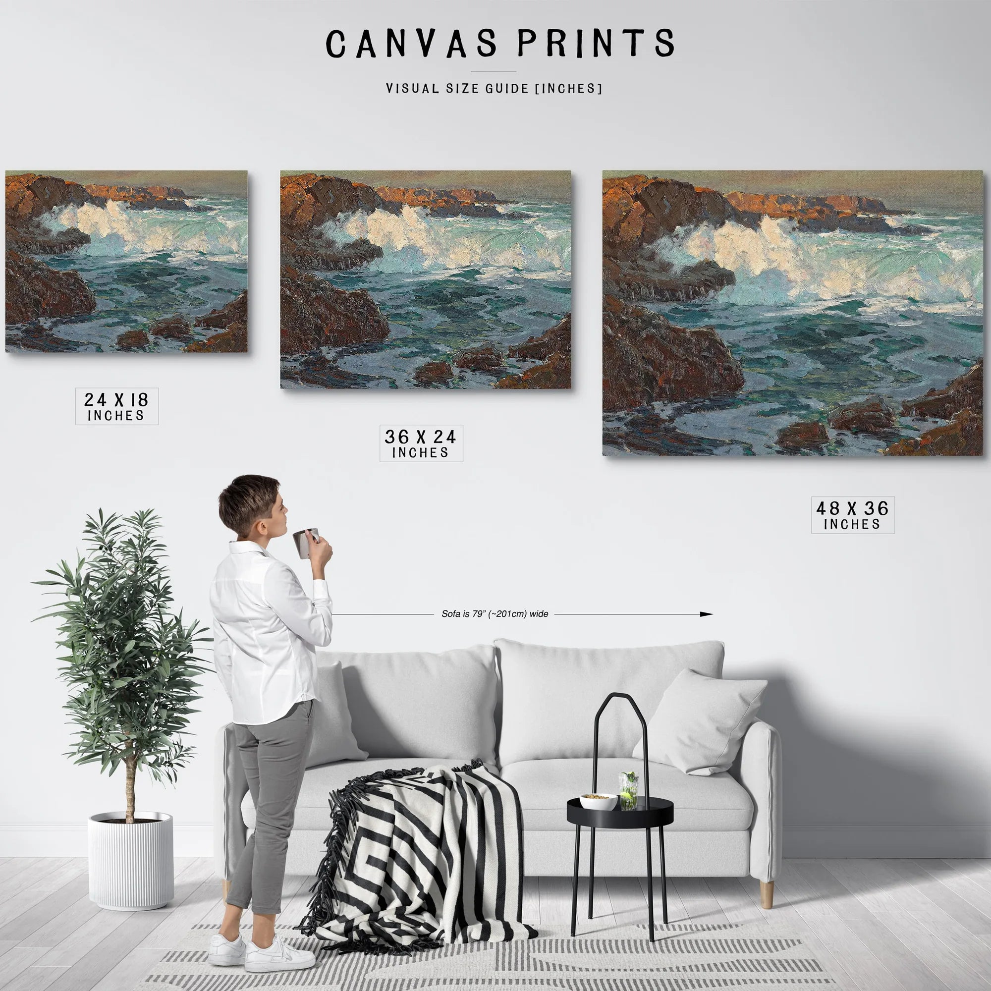Surging Sea By Edgar Payne Fine Art Print