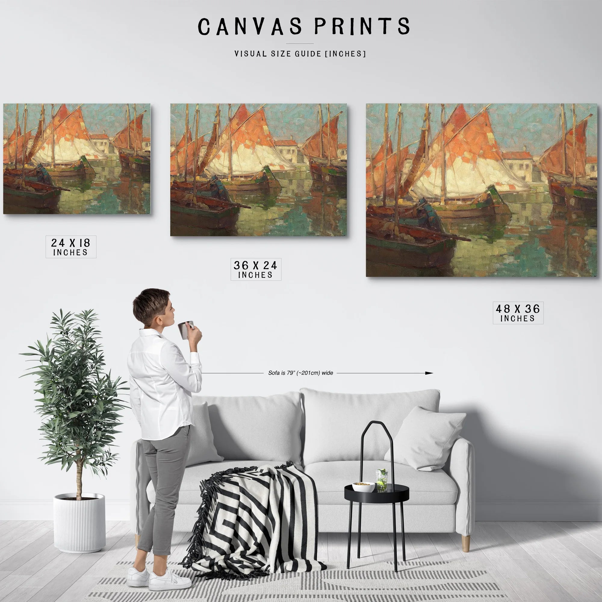 Harbor Of Golden Sails By Edgar Payne Fine Art Print